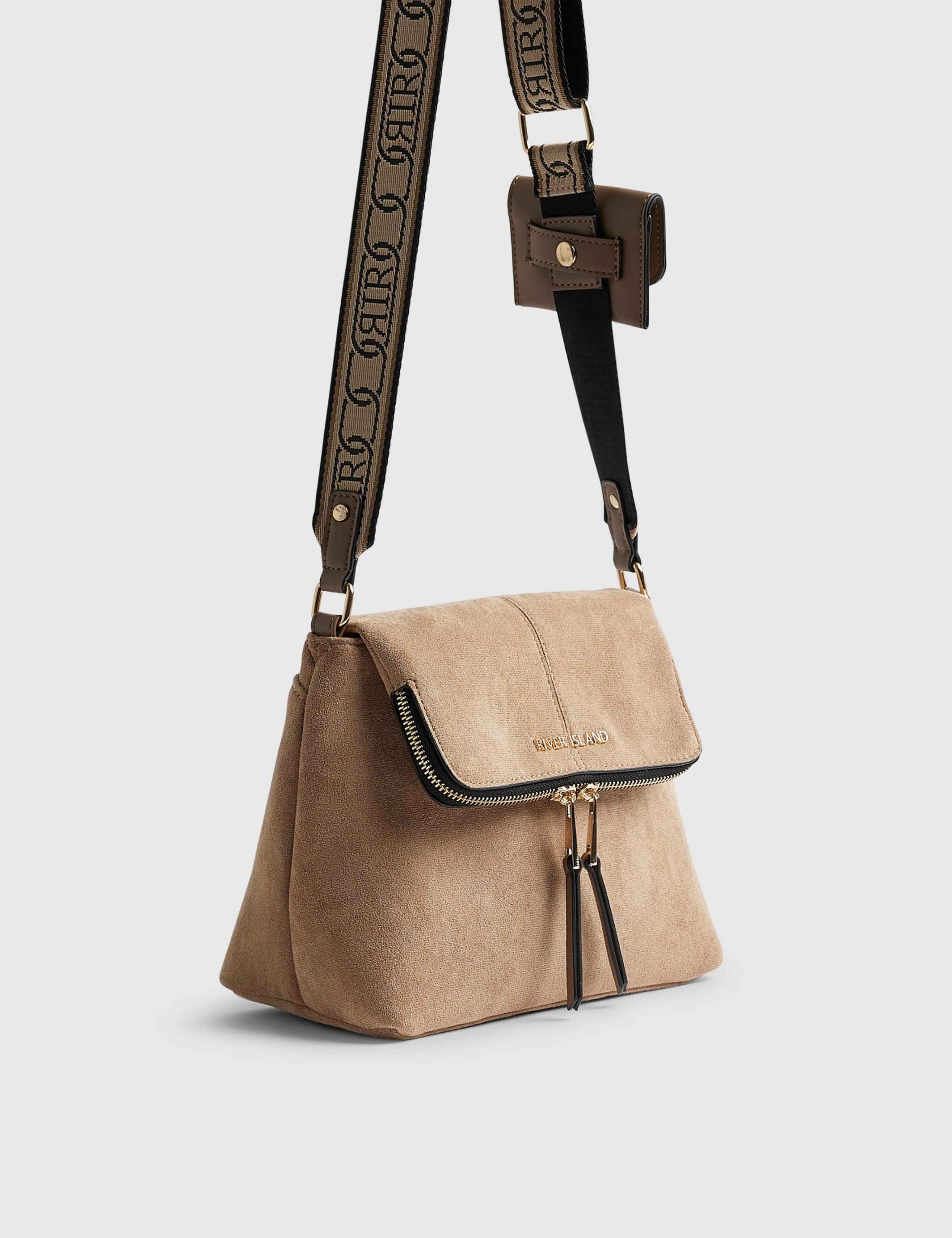 Faux Suede Cross Body Bag 4 of 5