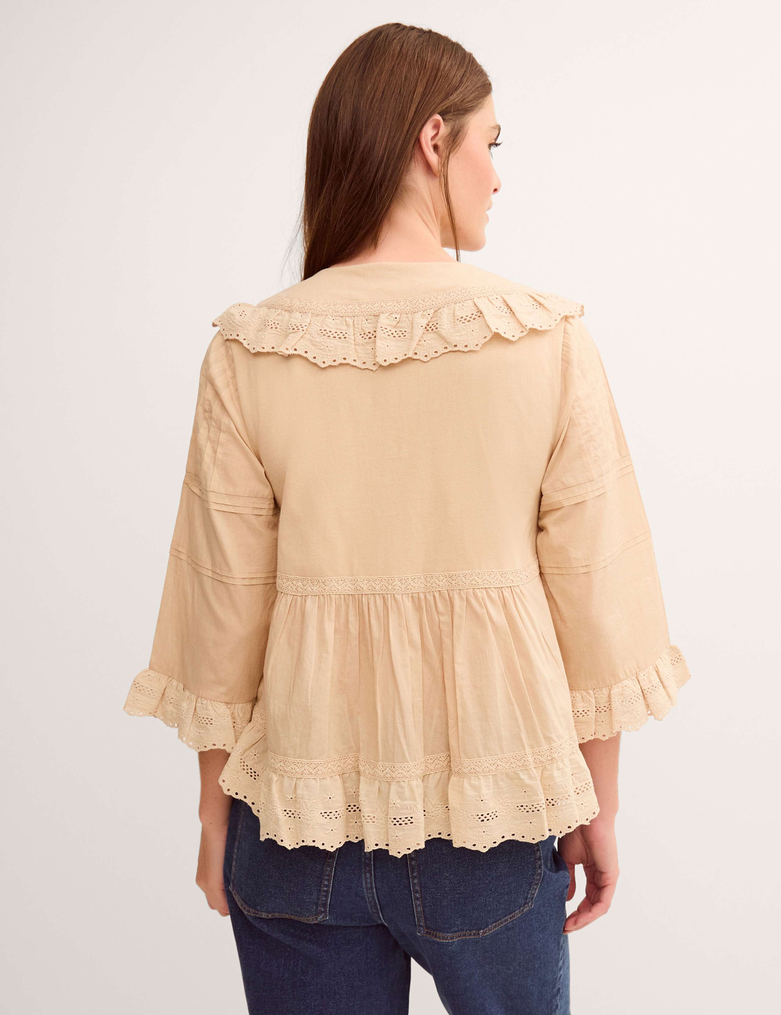 Pure Cotton Embroidered Blouse 3 of 4