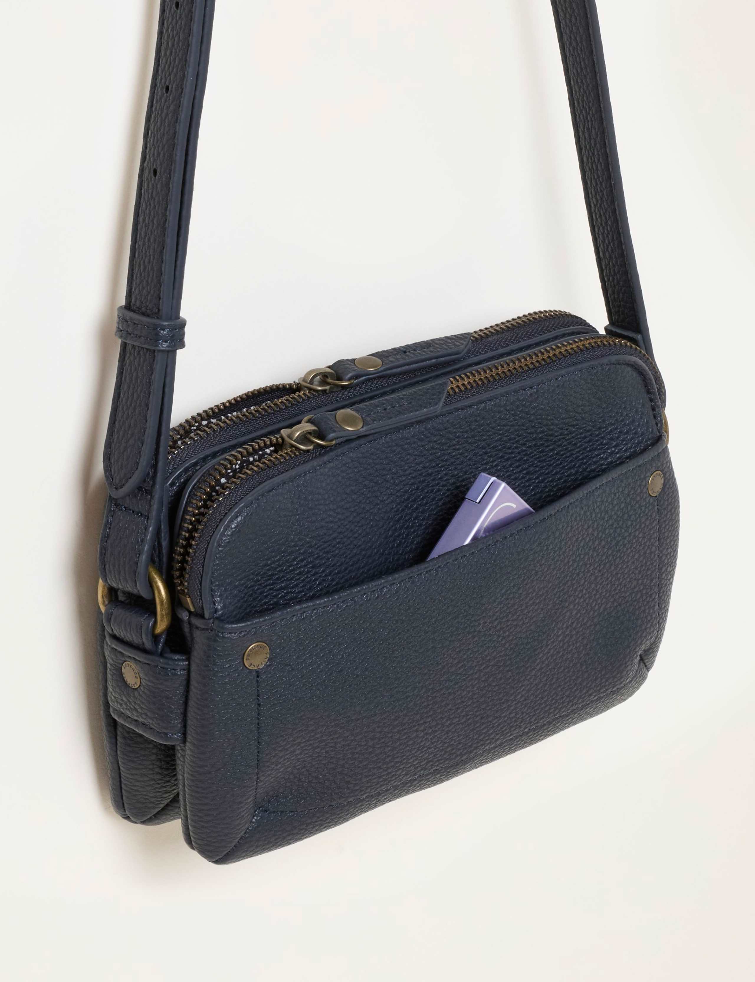 Faux Leather Cross Body Bag 3 of 3
