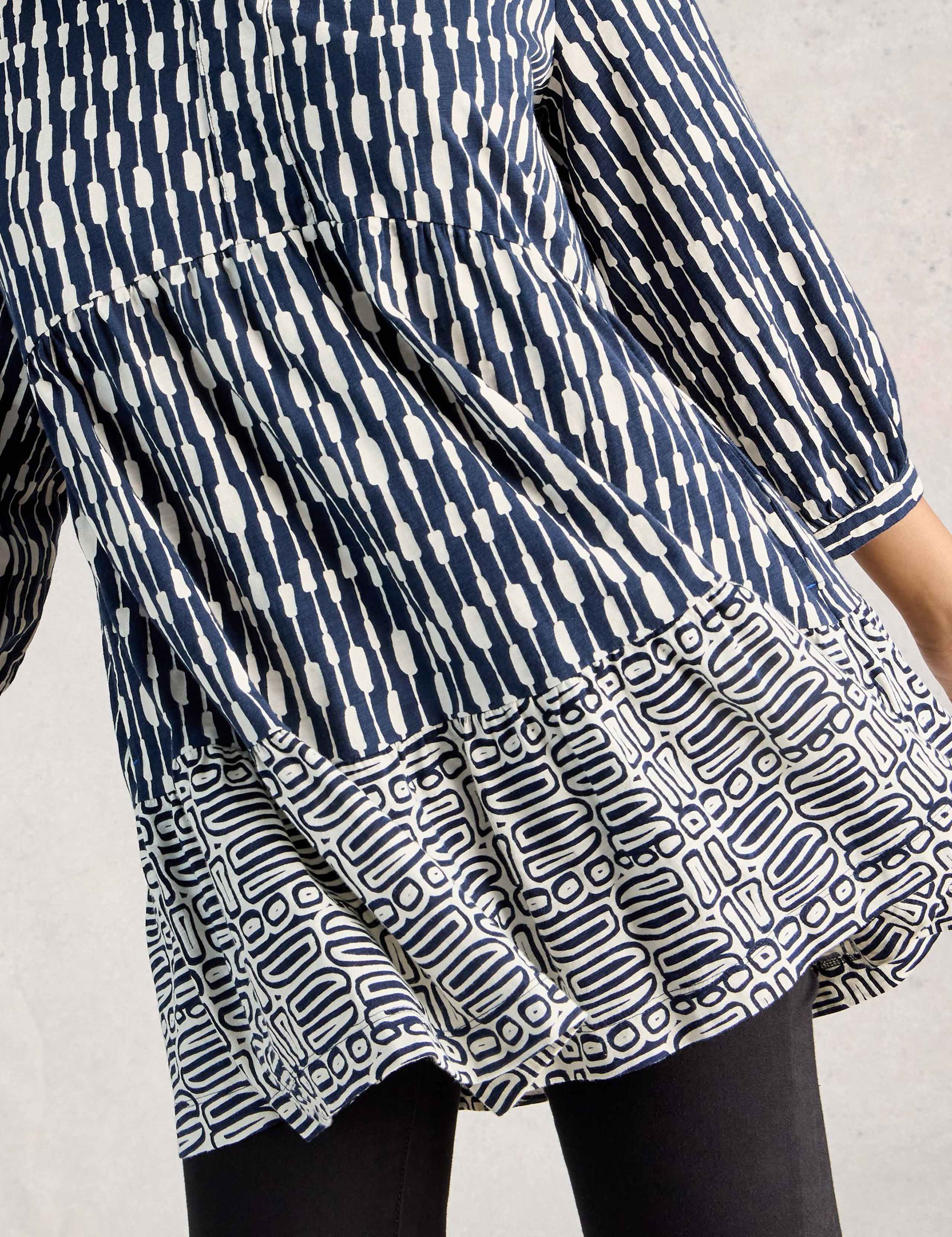 Pure Cotton Geometric Tunic 5 of 6