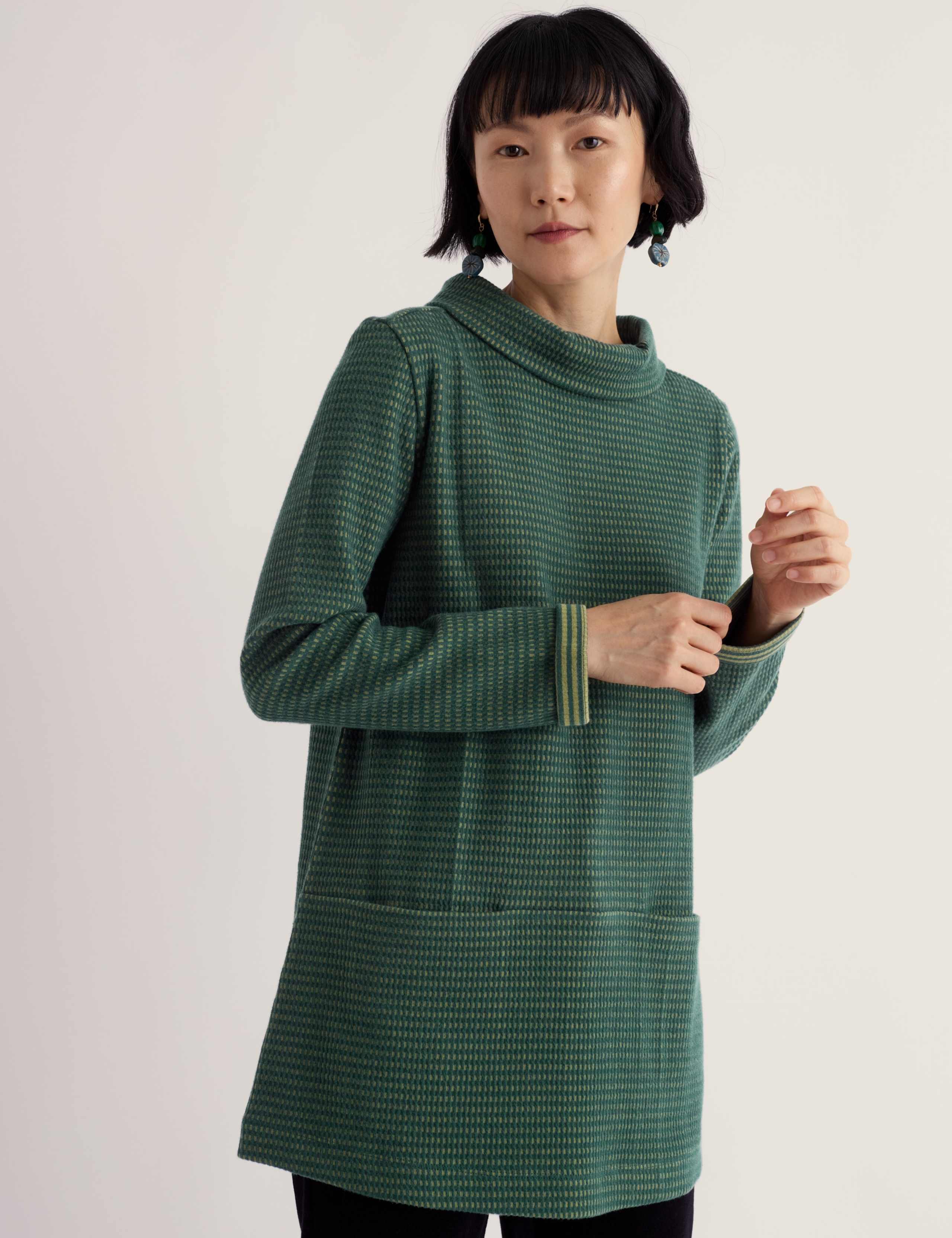 Pure Cotton Printed Relaxed Tunic 3 of 5