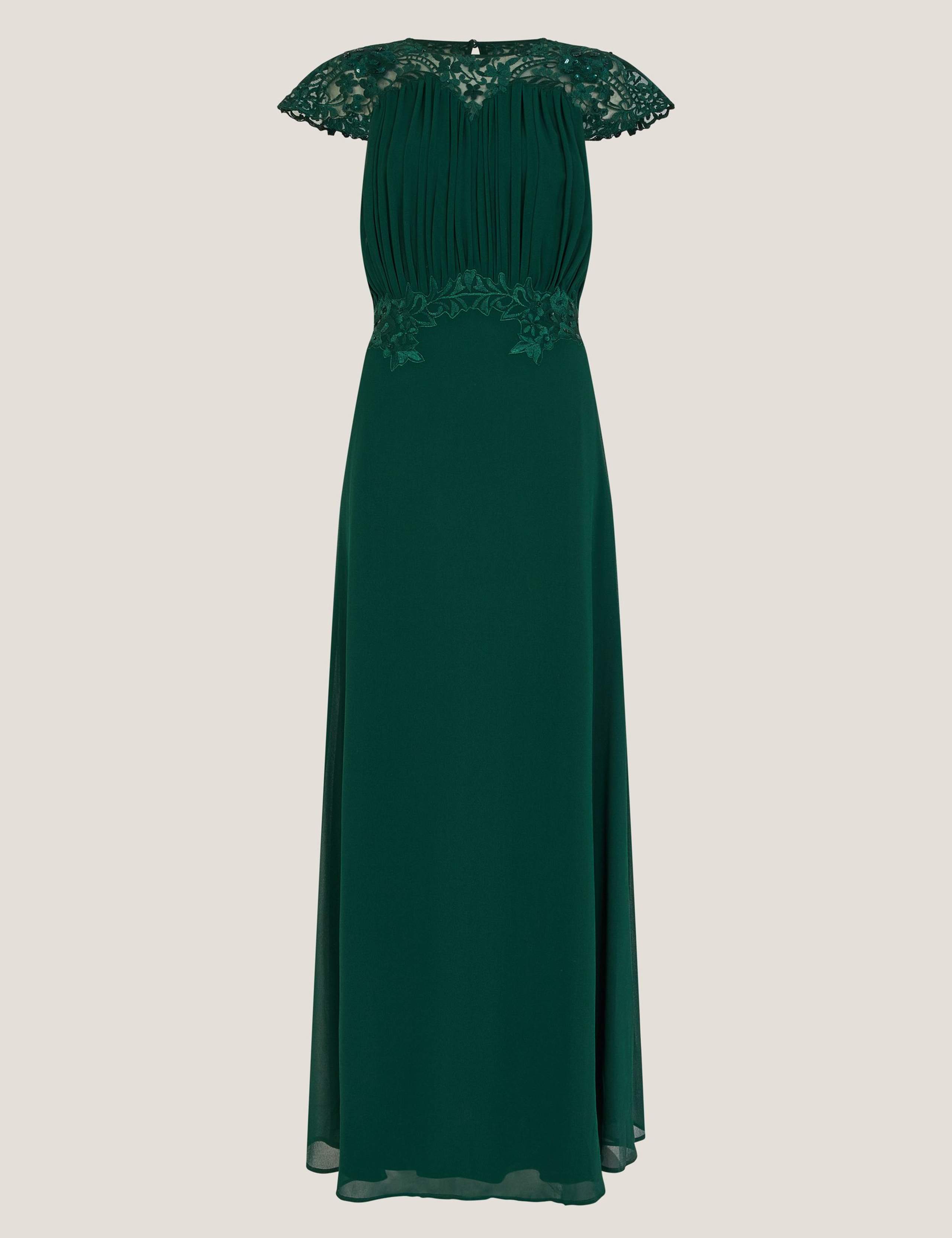 Chiffon Lace Maxi Dress 2 of 4
