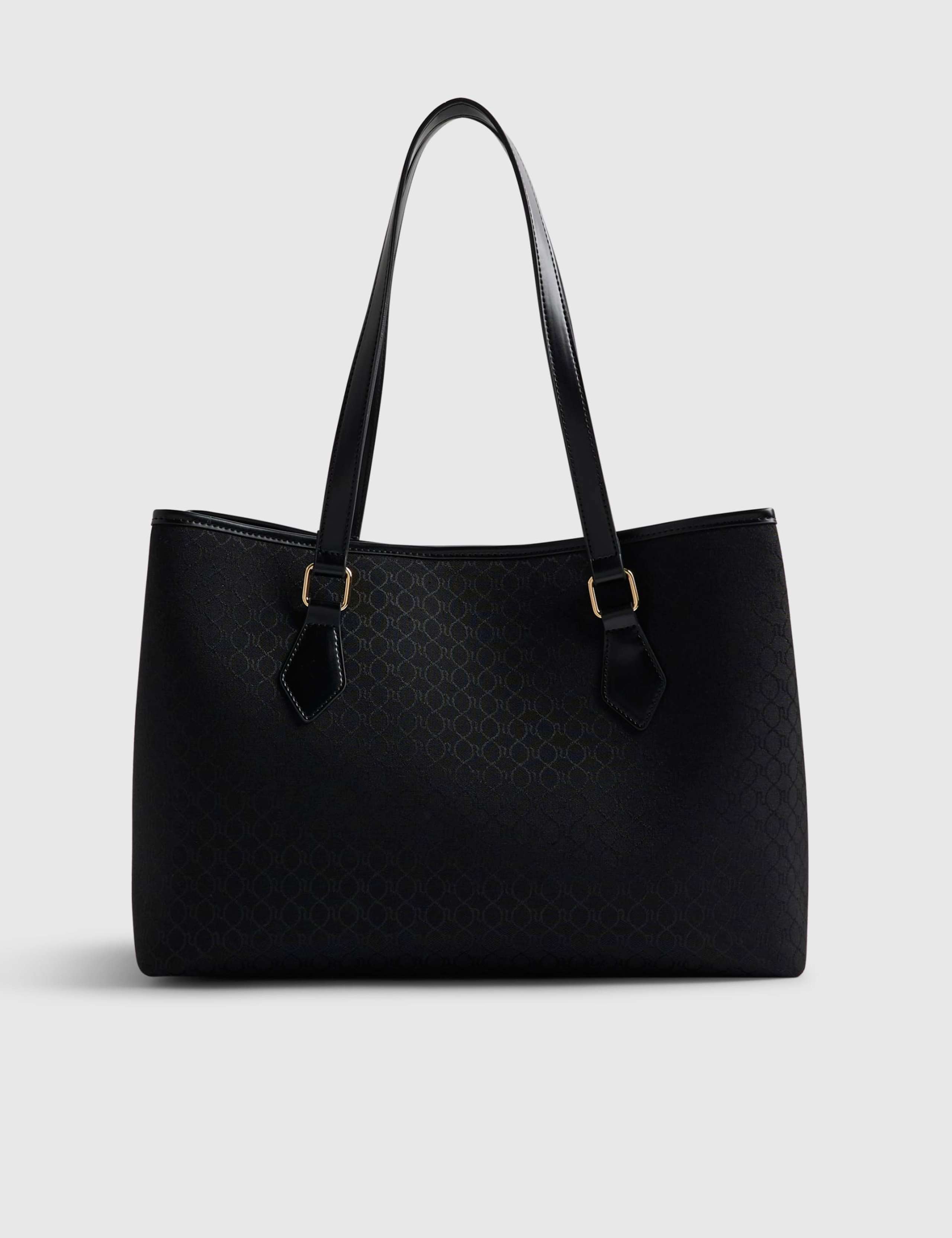Monogram Stripe Tote Bag 4 of 5