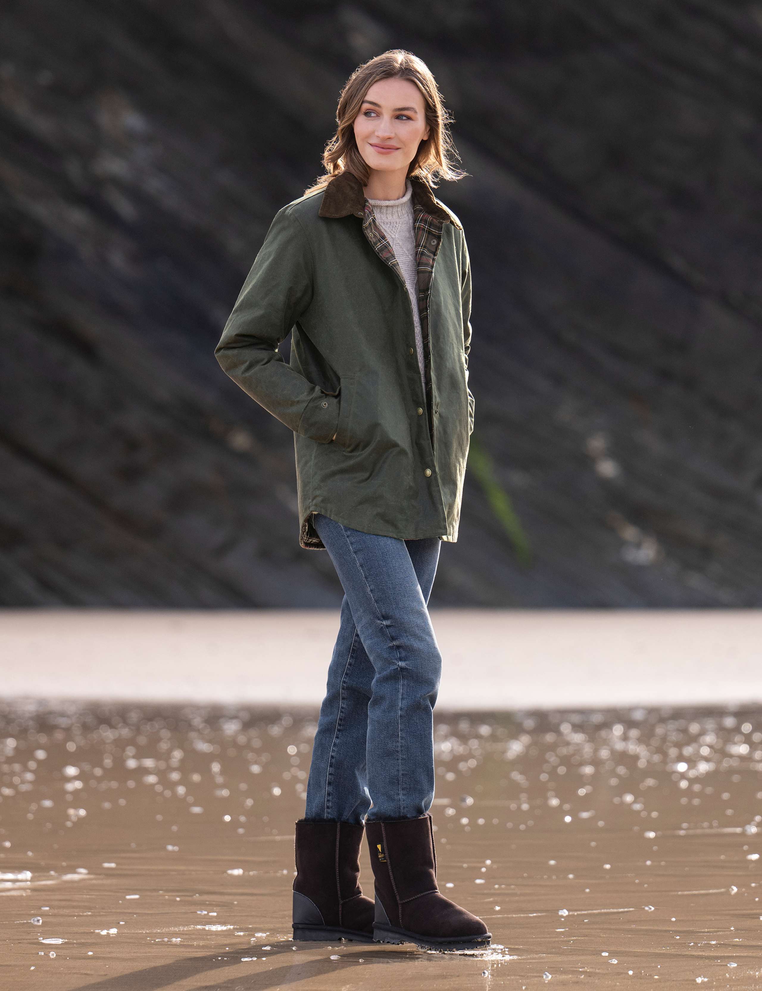 Waxed Pure Cotton Relaxed Utility Jacket 3 of 7