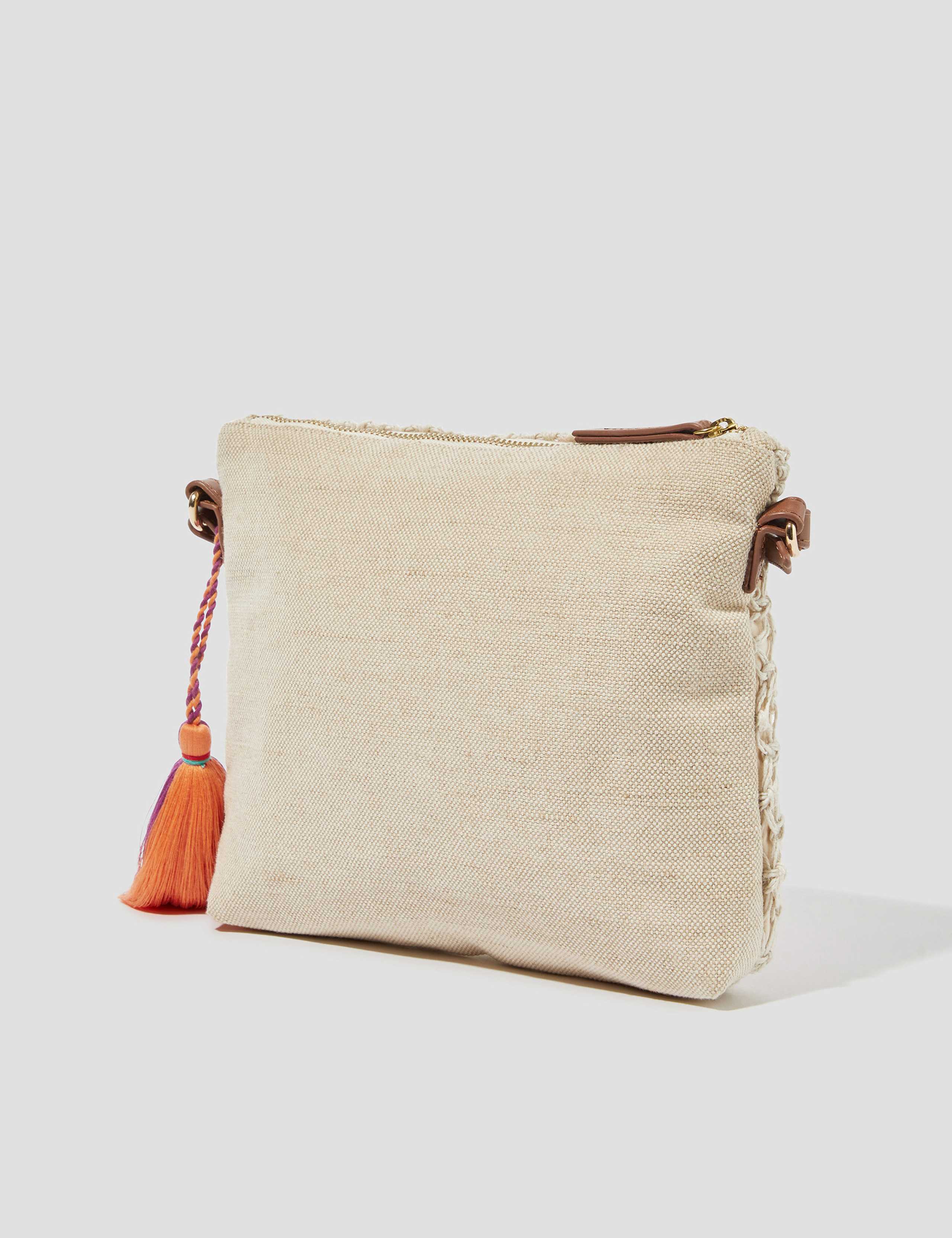 Pure Cotton Crochet Cross Body Bag 3 of 4