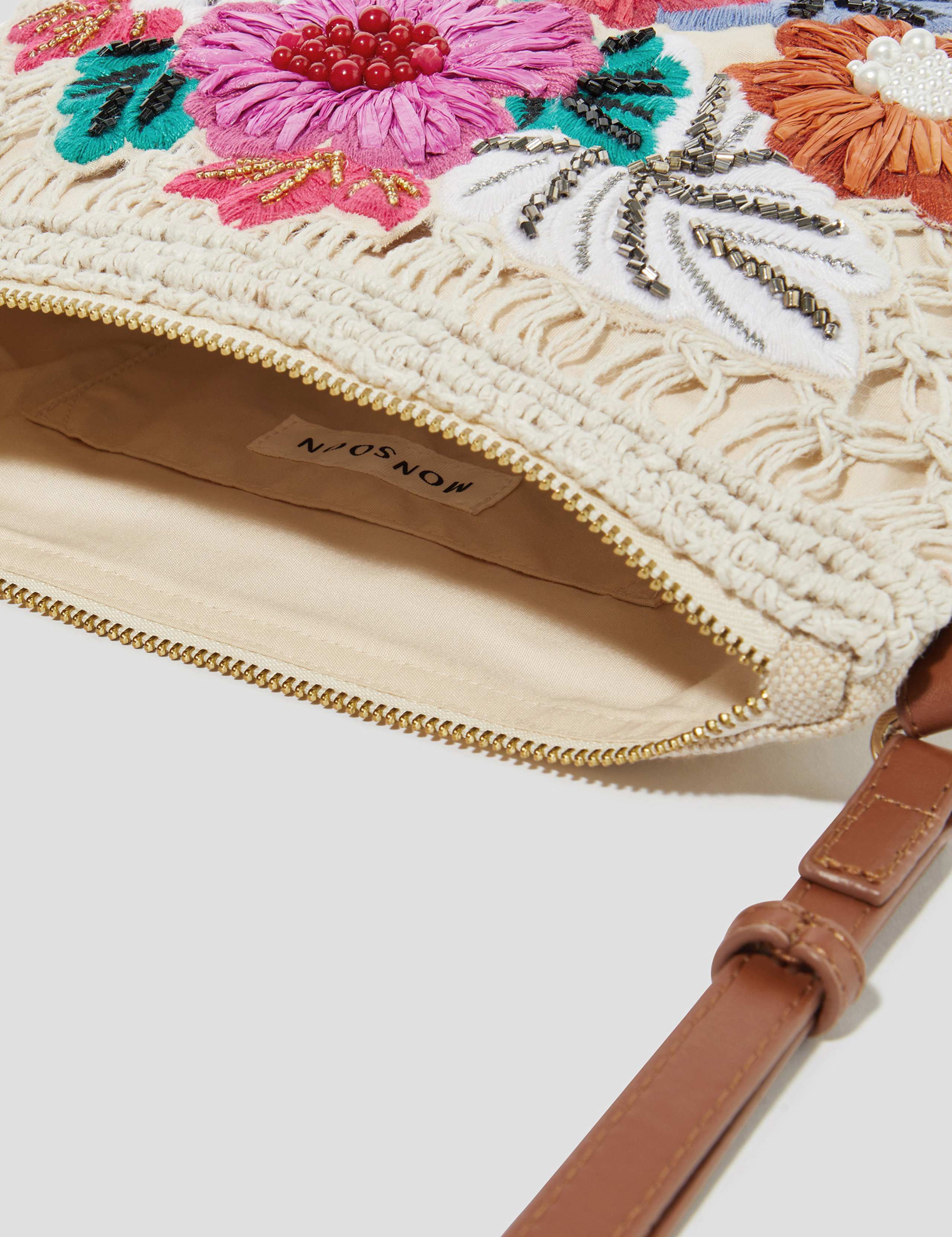 Pure Cotton Crochet Cross Body Bag 4 of 4