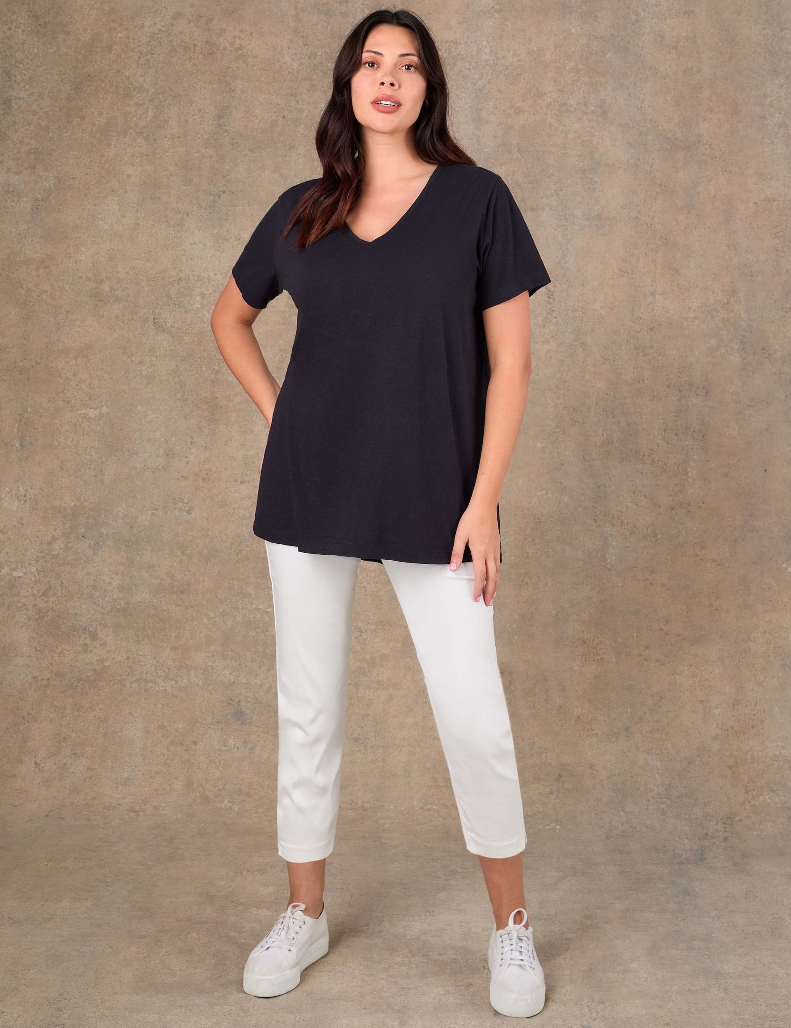 High Waisted Cropped Jeggings 3 of 3