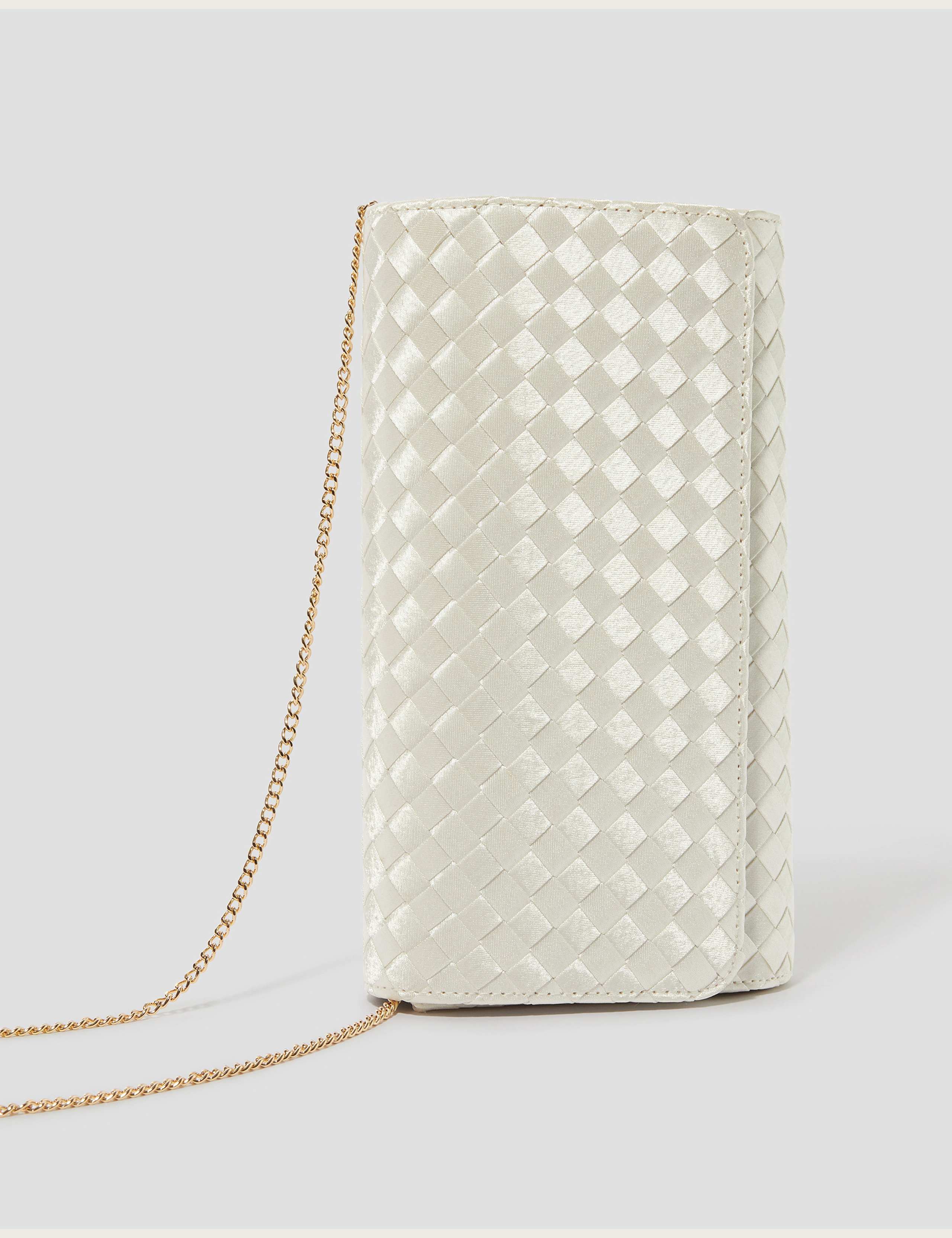 Woven Chain Strap Clutch Bag 3 of 5