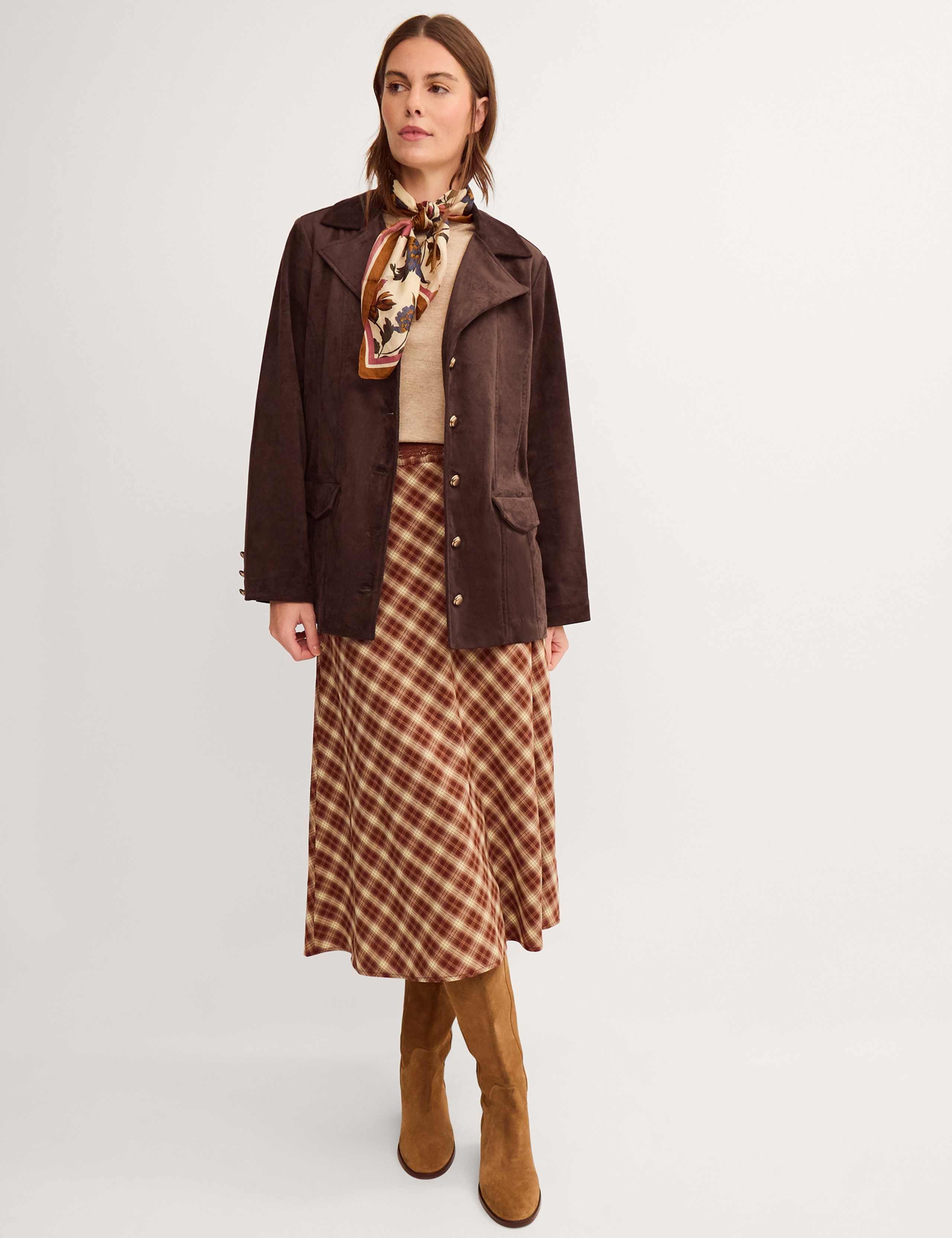 Suedette Lightweight Jacket 1 of 4
