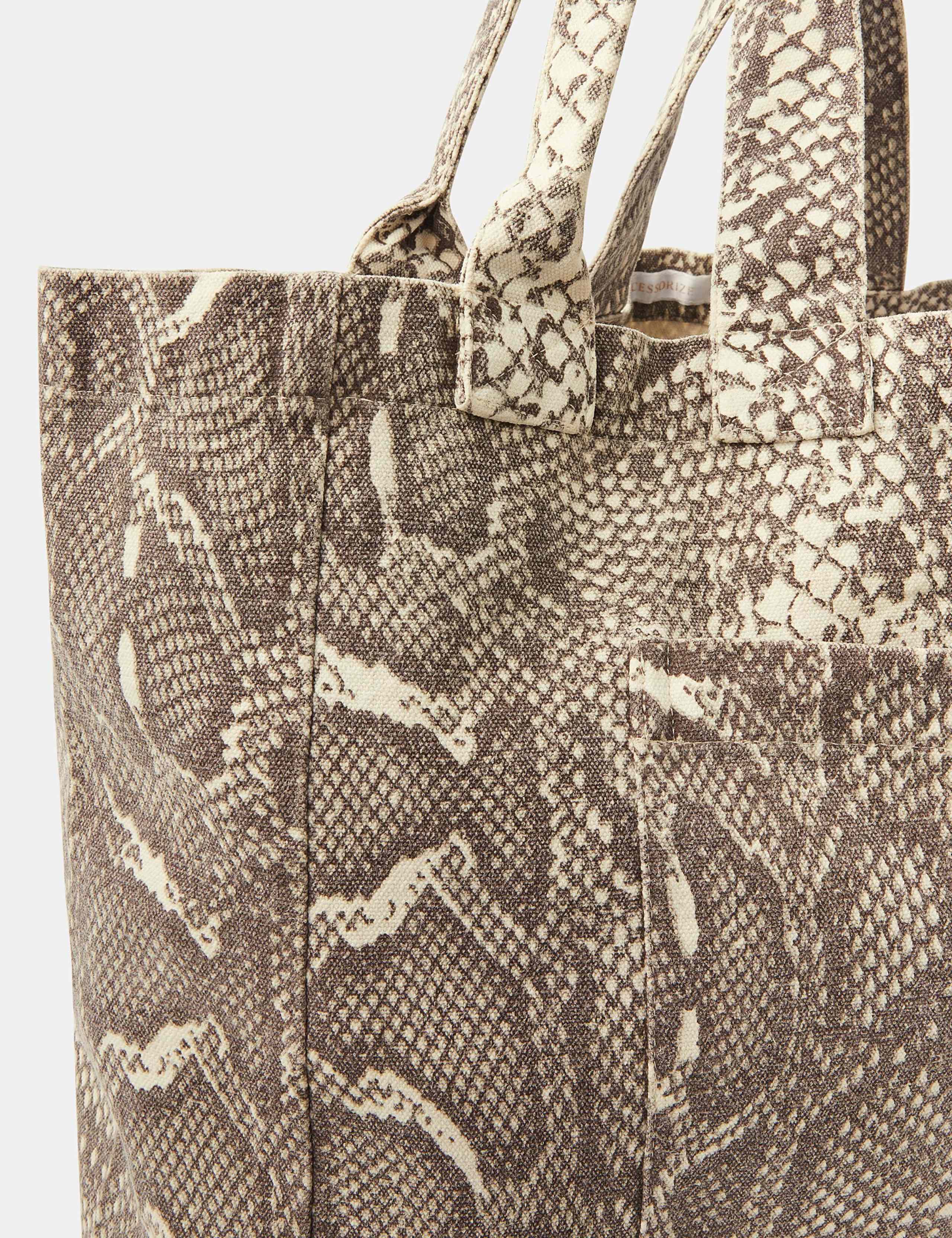 Snake Double Strap Shopper 4 of 4
