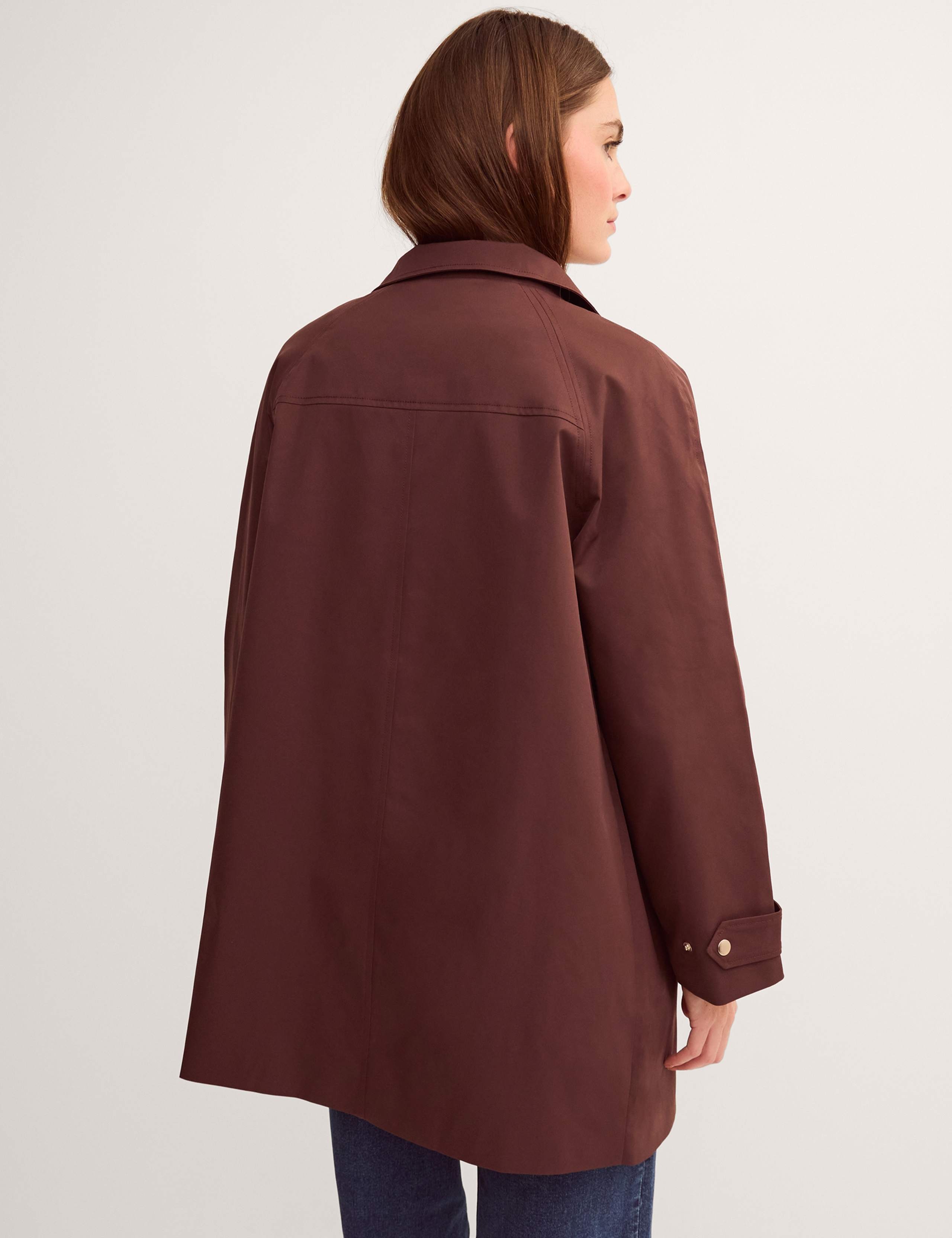 Funnel Neck Raincoat 4 of 5