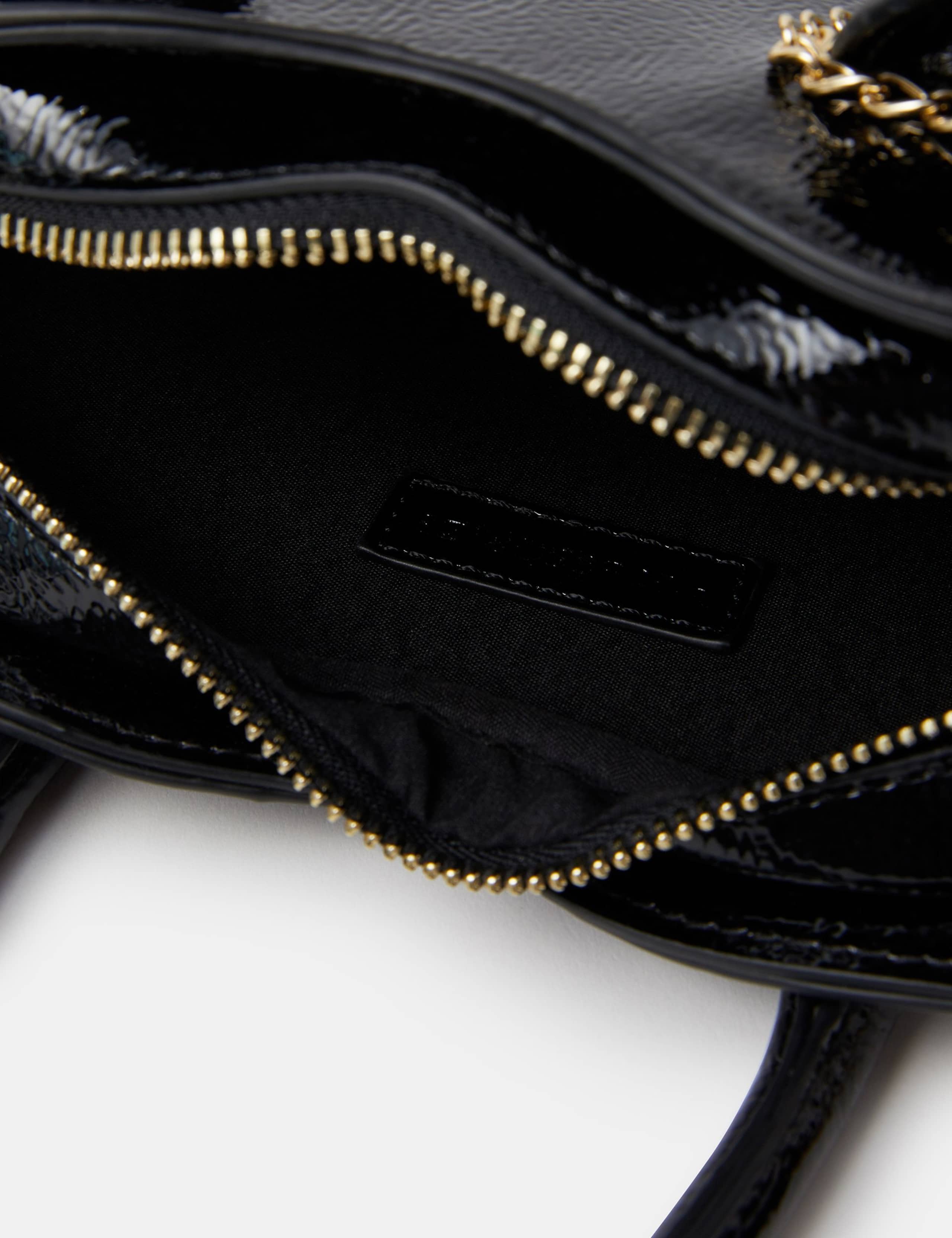 Patent Heart Handheld Crossbody Bag 3 of 4
