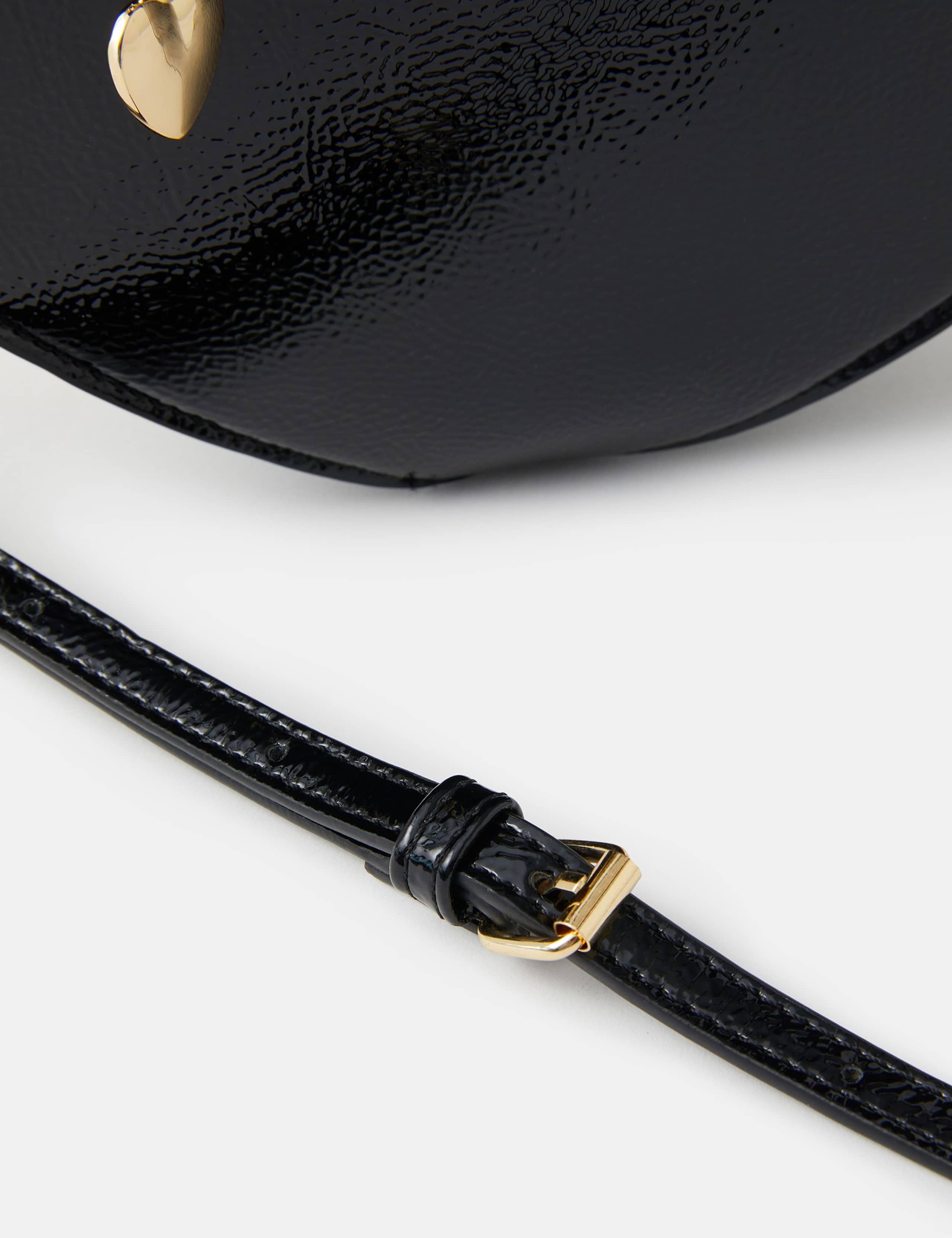 Patent Heart Handheld Crossbody Bag 4 of 4