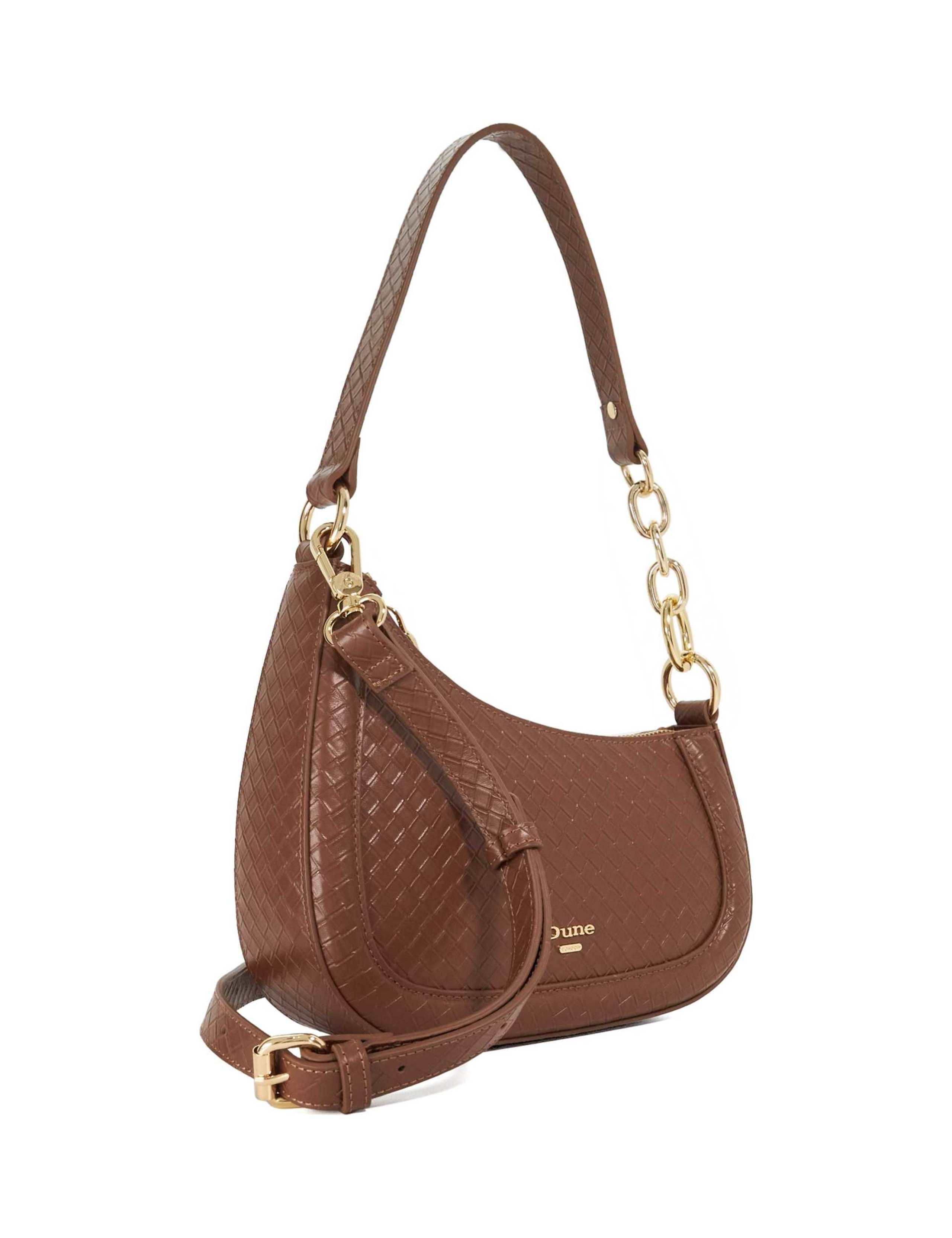 Leather Patent Finish Shoulder Bag 2 of 6