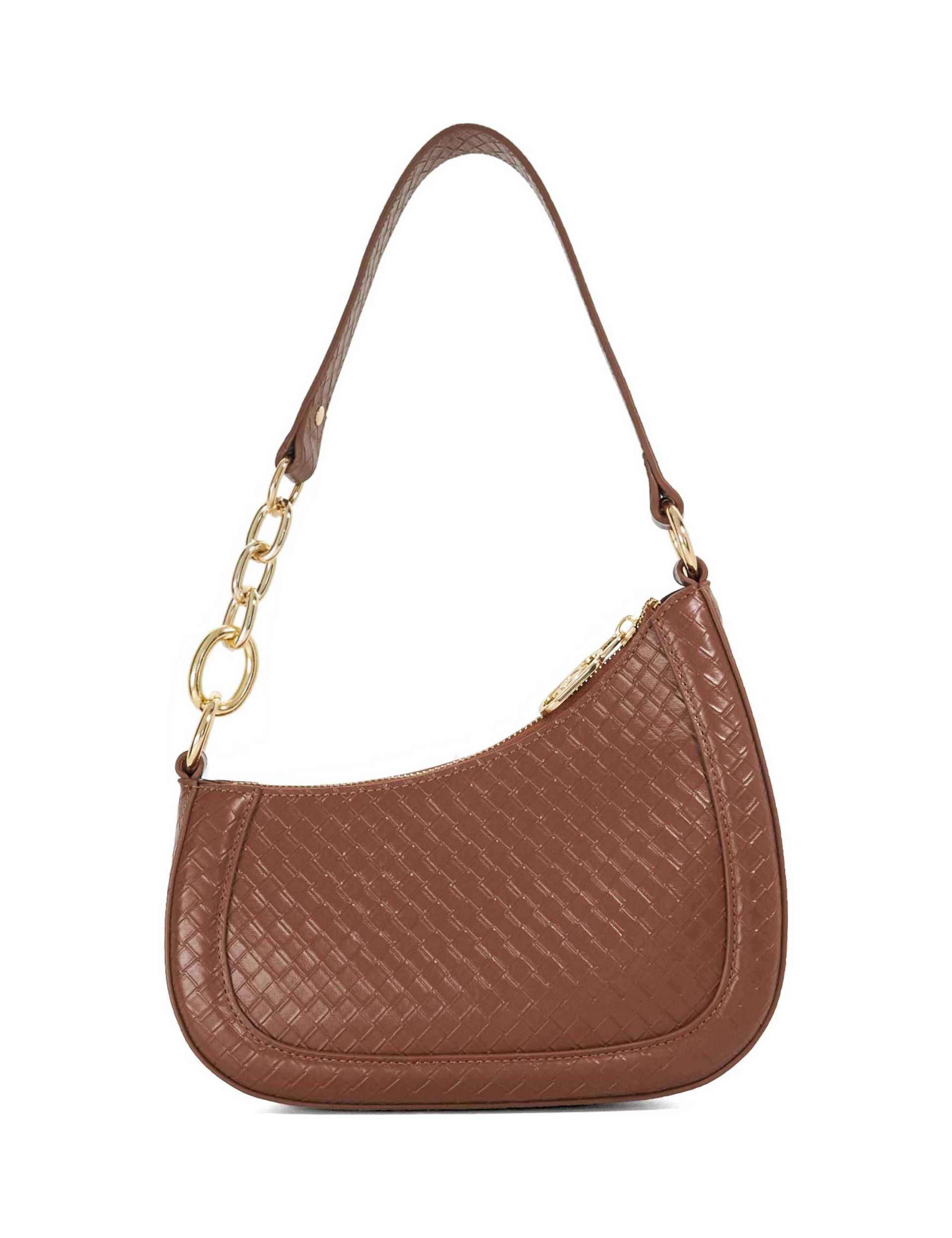 Leather Patent Finish Shoulder Bag 3 of 6