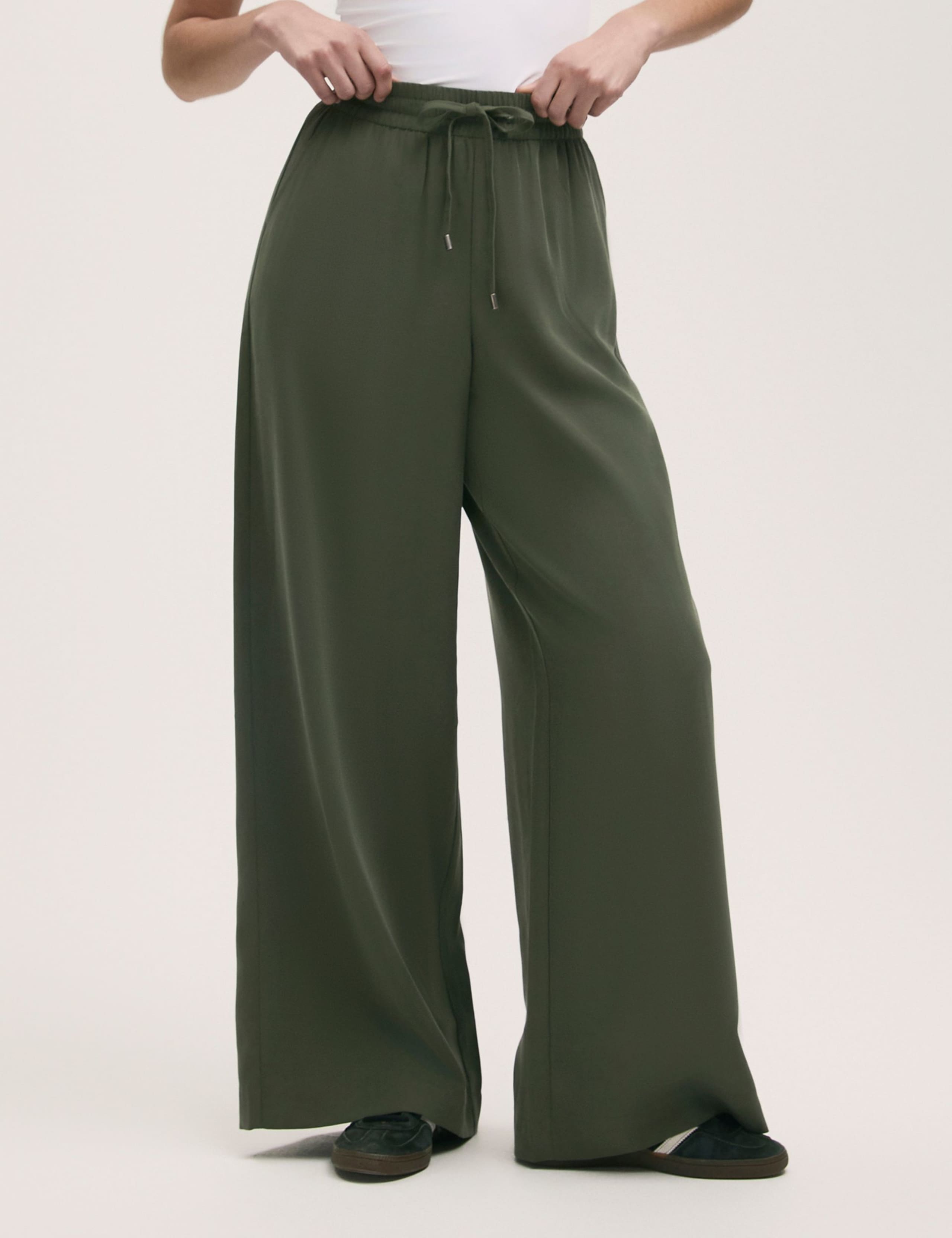 Drawstring Wide Leg Trousers 4 of 4