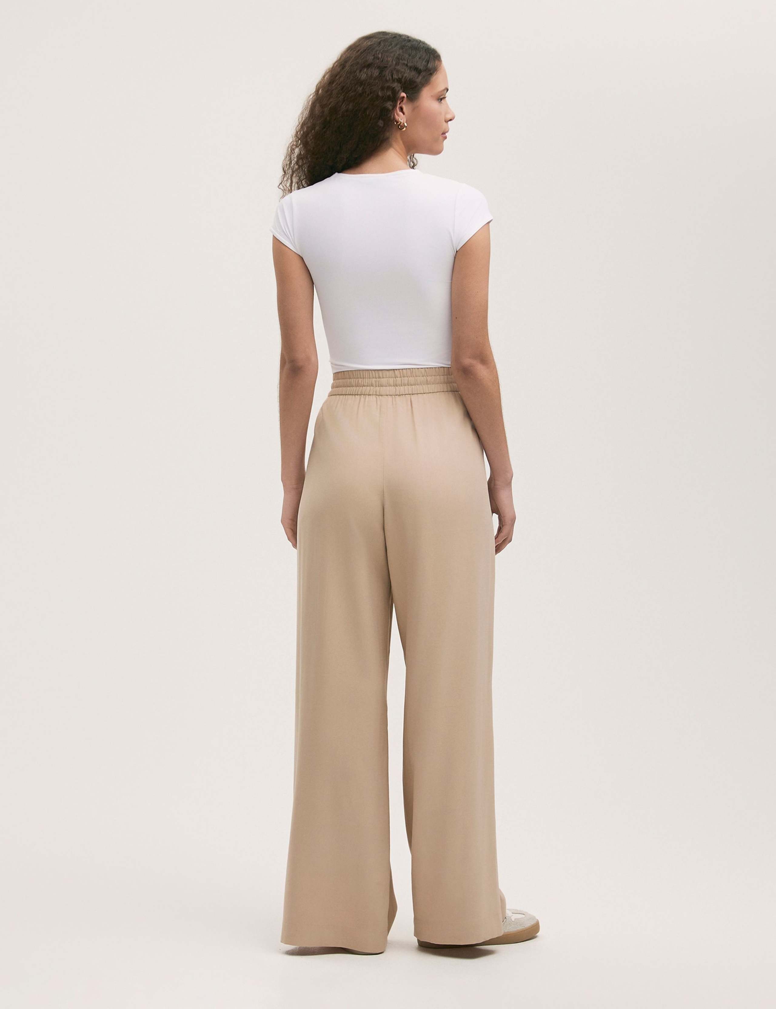 Drawstring Wide Leg Trousers 4 of 4