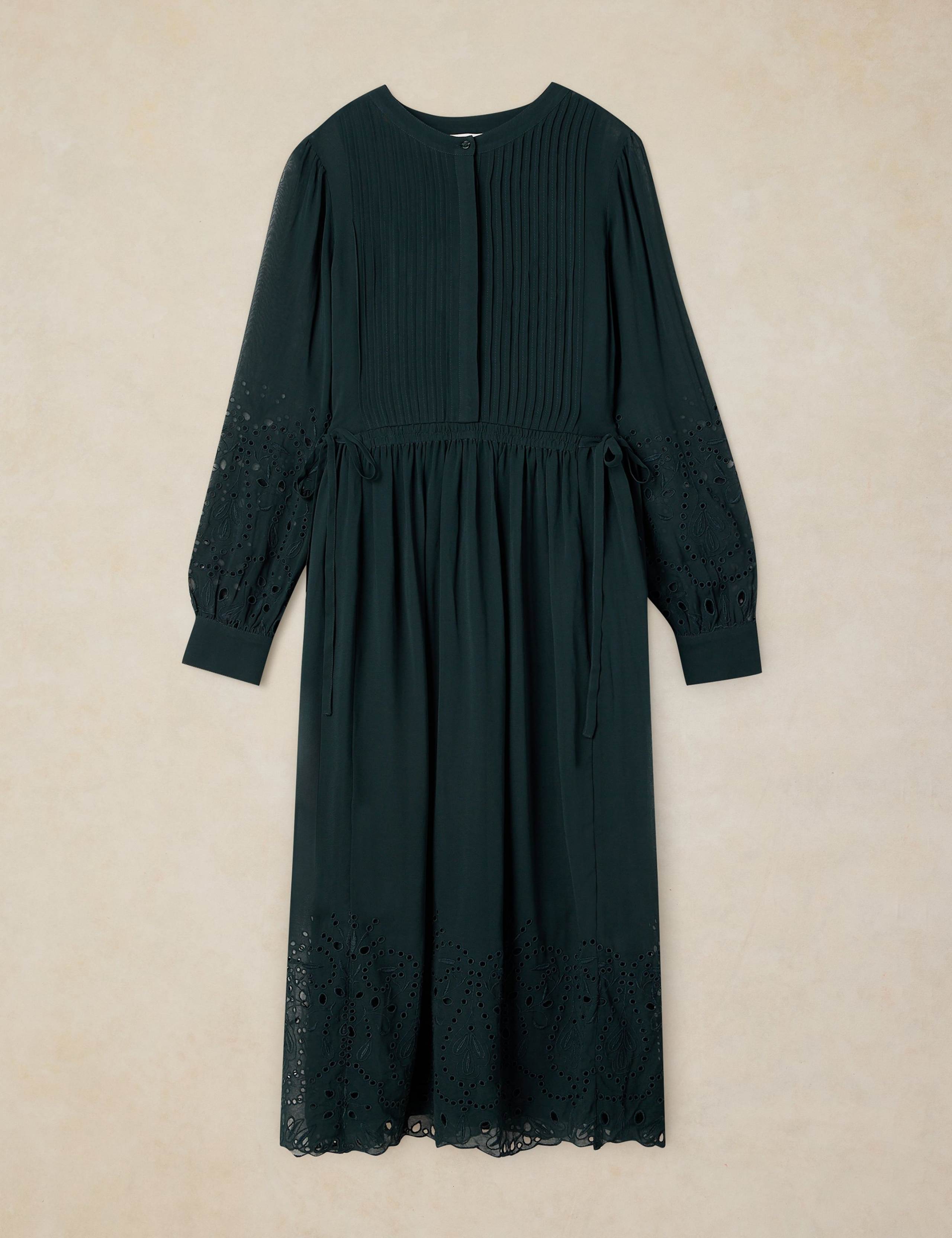 Lined Crew Neck Midi Dress 2 of 6