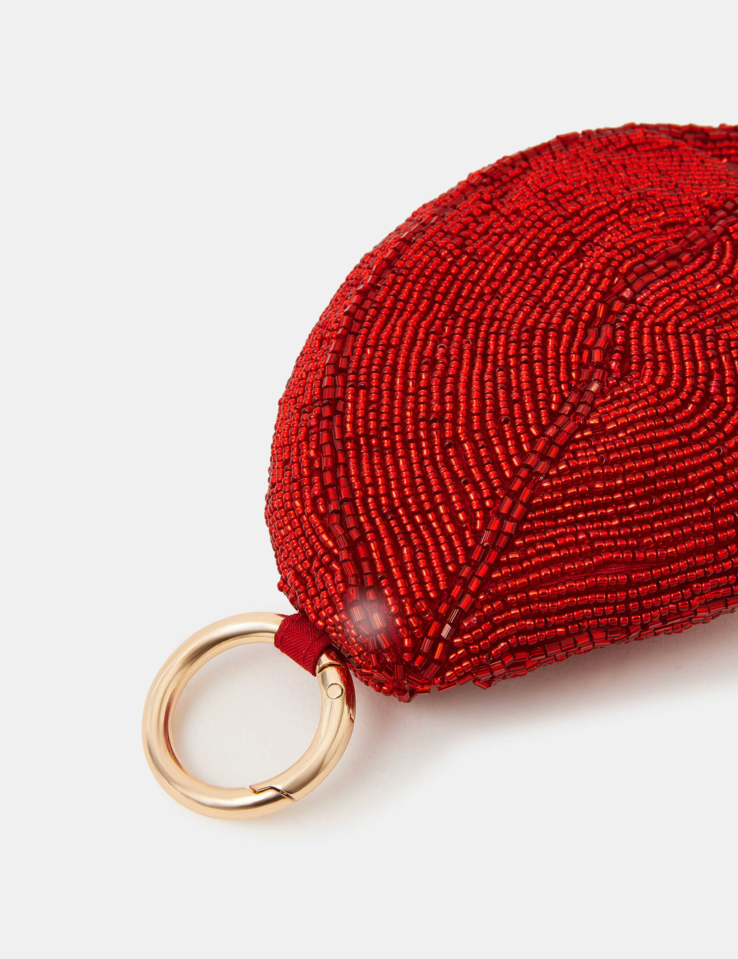 Beaded Lips Coin Purse 3 of 3