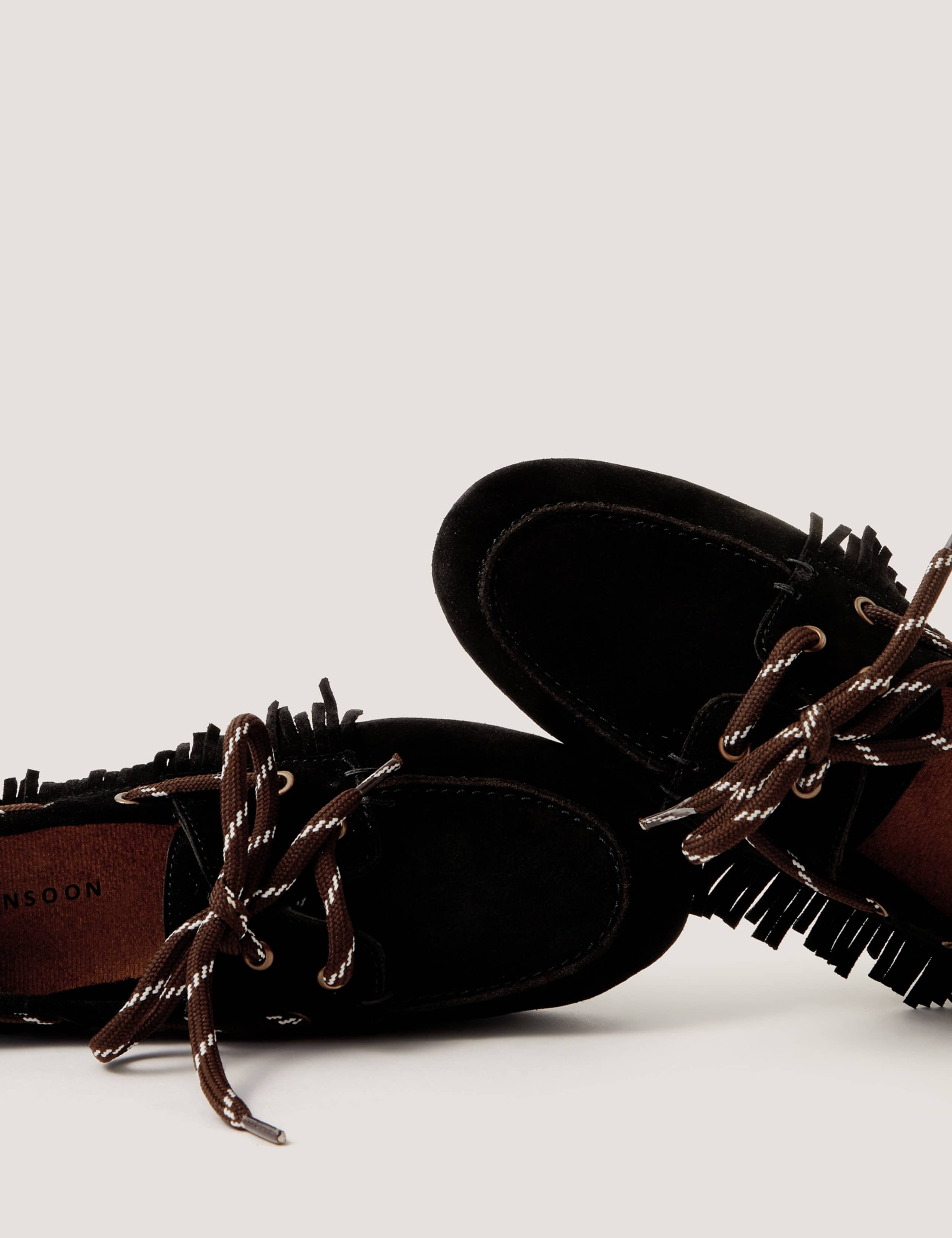 Suede Slip On Tassel Flat Loafers 3 of 3