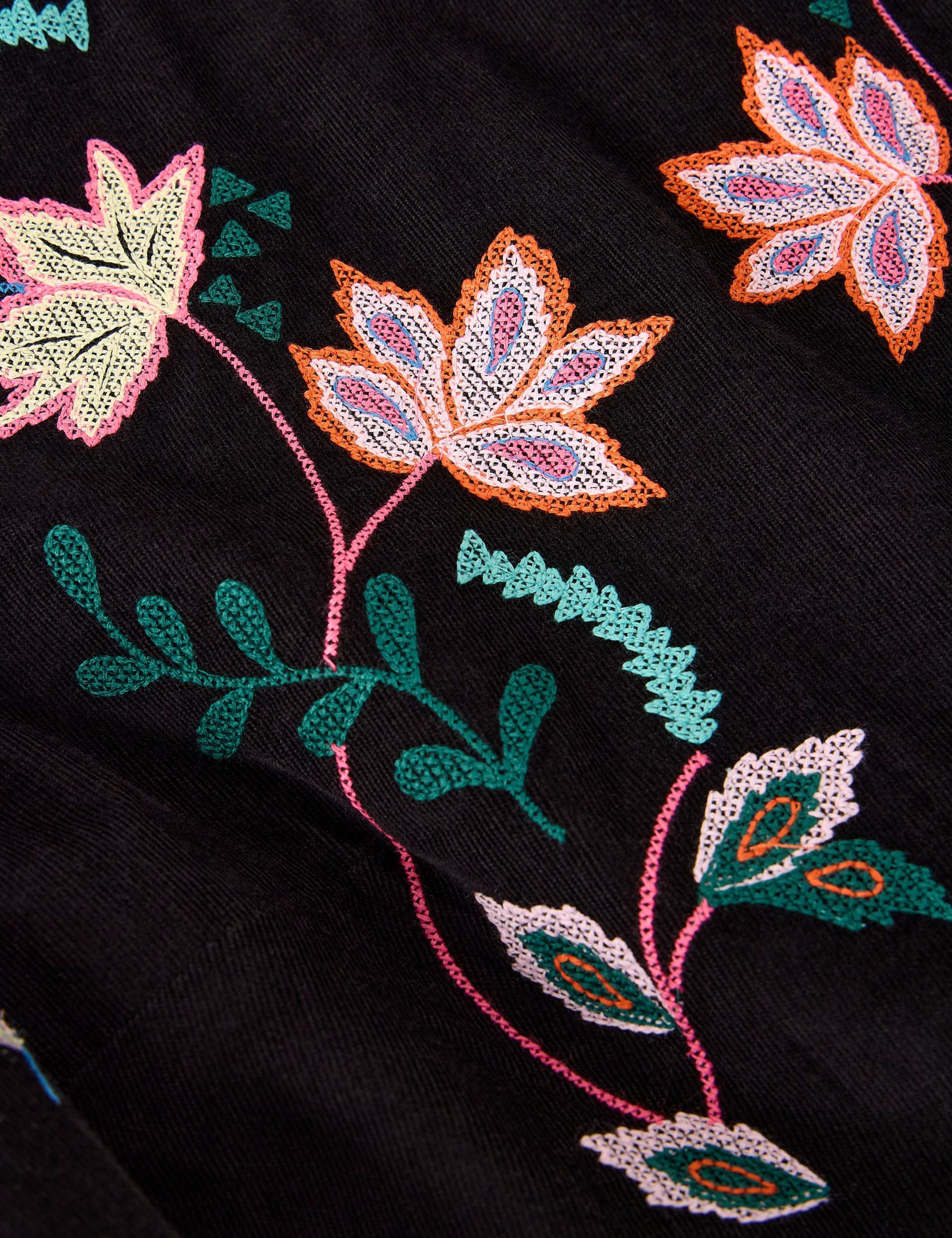 Embroidered Cotton Midi Dress 6 of 6