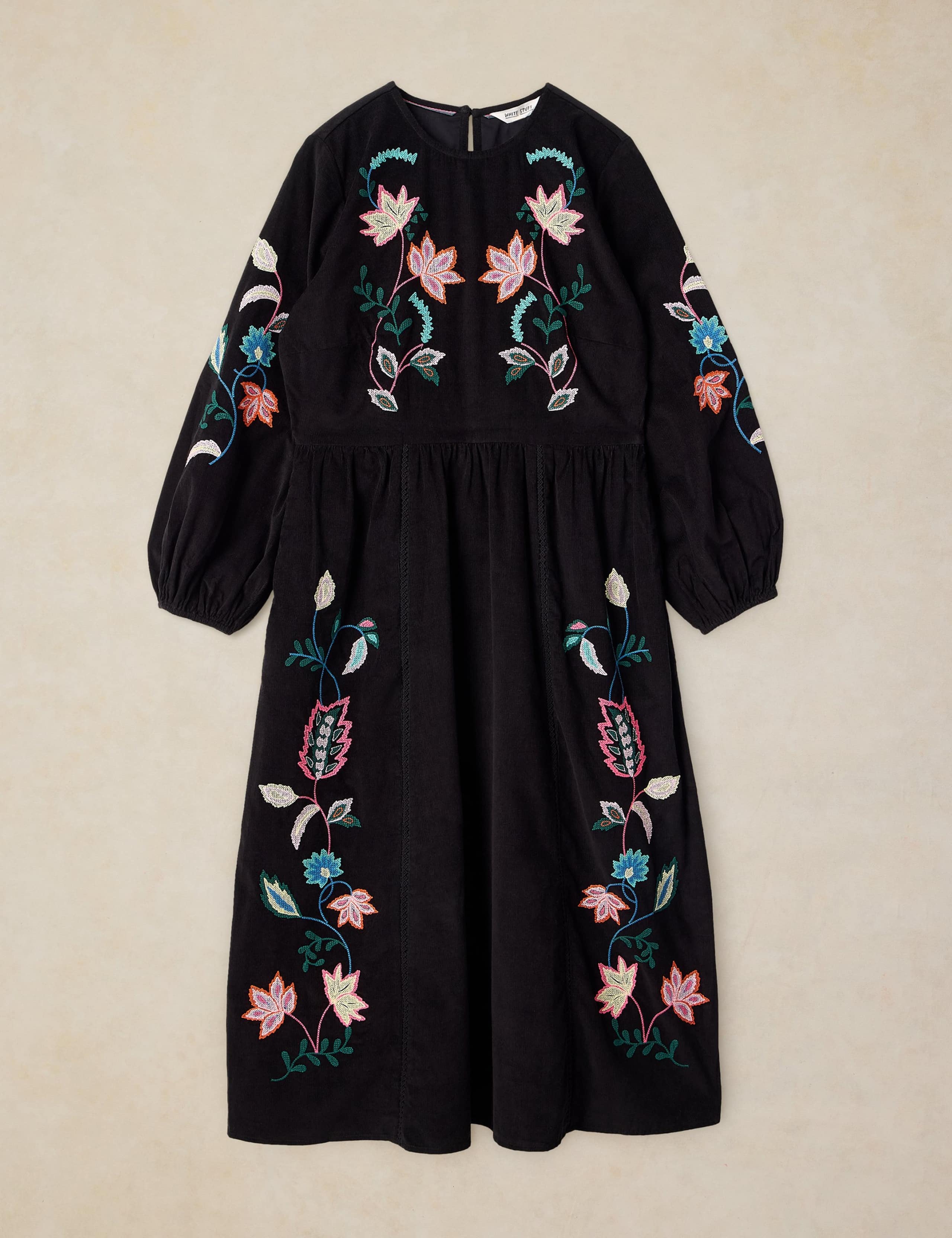 Embroidered Cotton Midi Dress 2 of 6