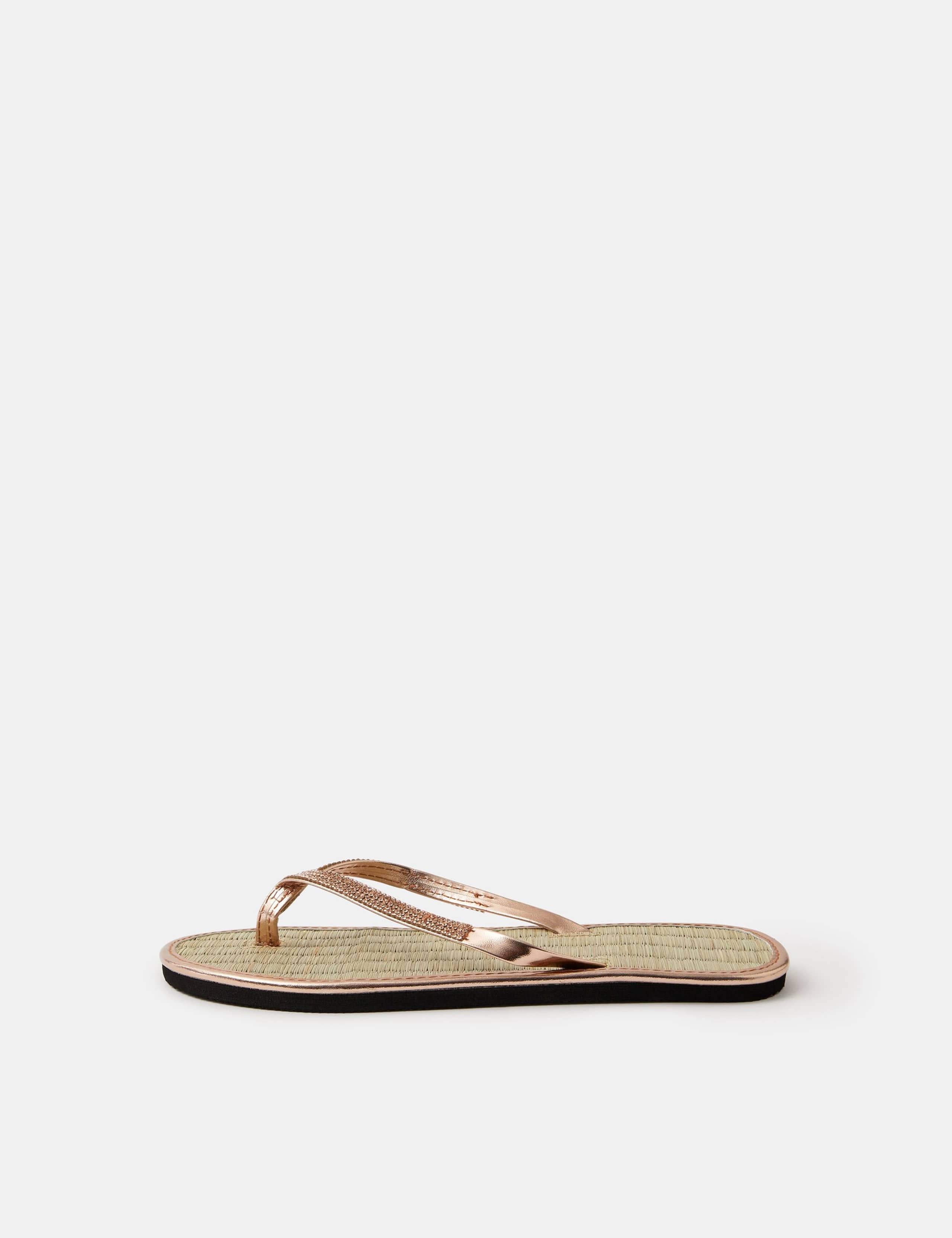 Sparkle Flat Flip Flops 2 of 4