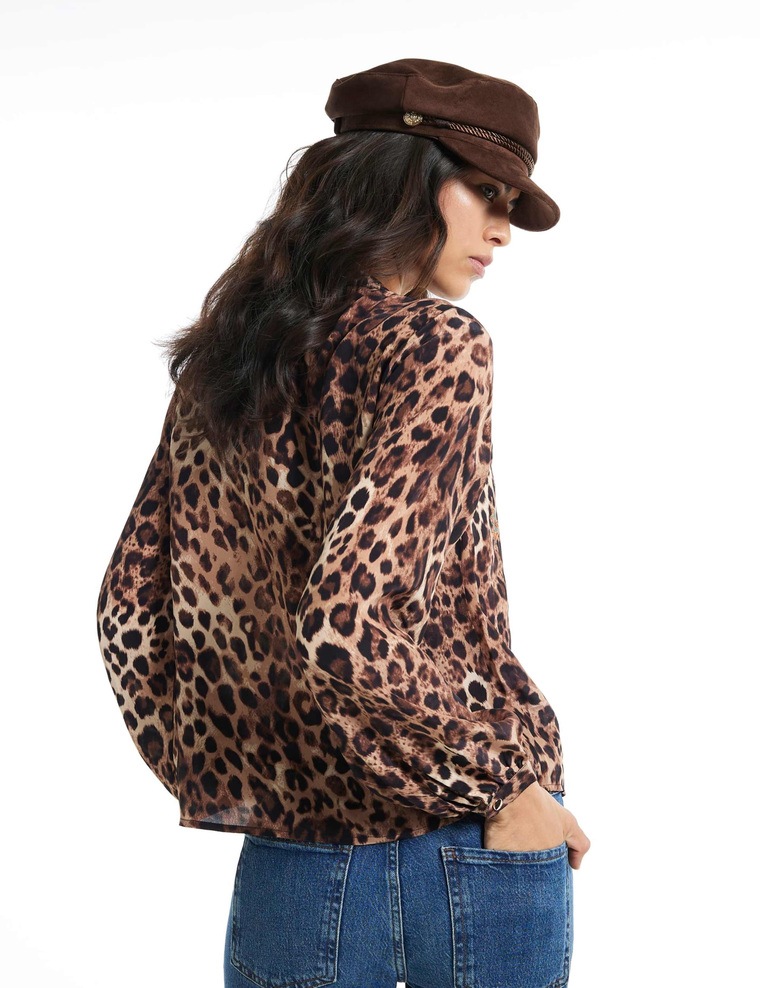 Leopard Print Long Sleeve Top 2 of 6