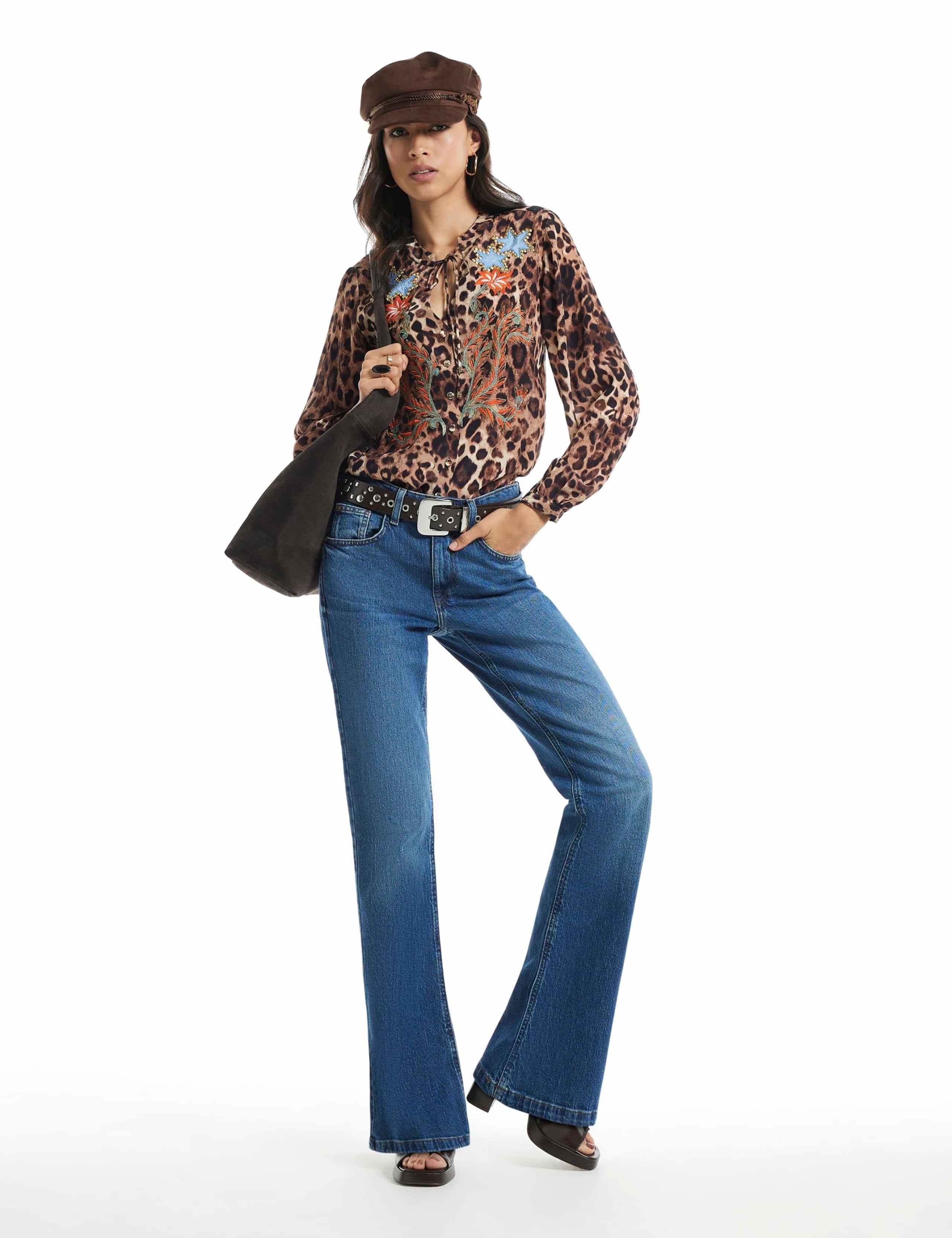 Leopard Print Long Sleeve Top 3 of 6