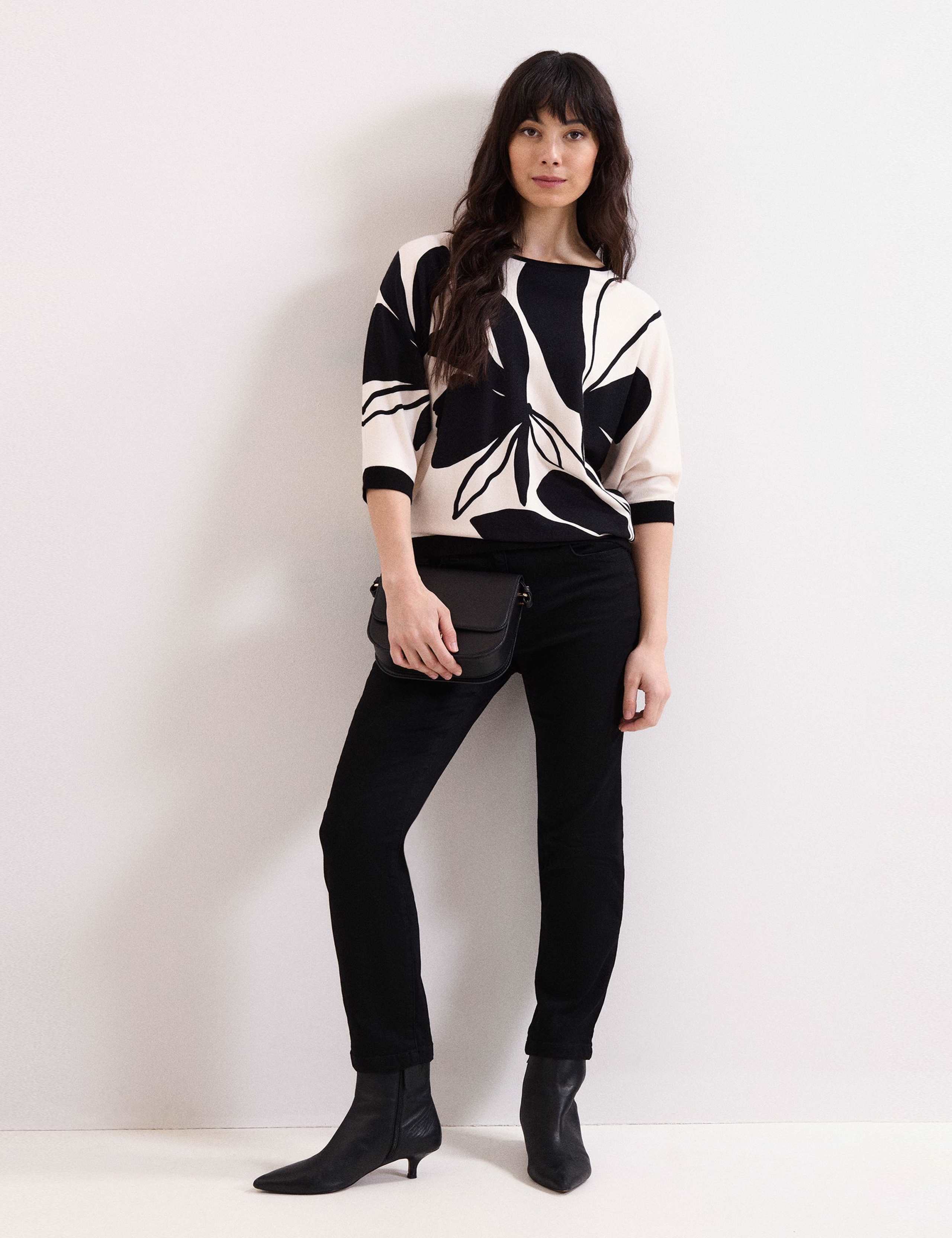 Floral Slash Neck Jumper 3 of 6