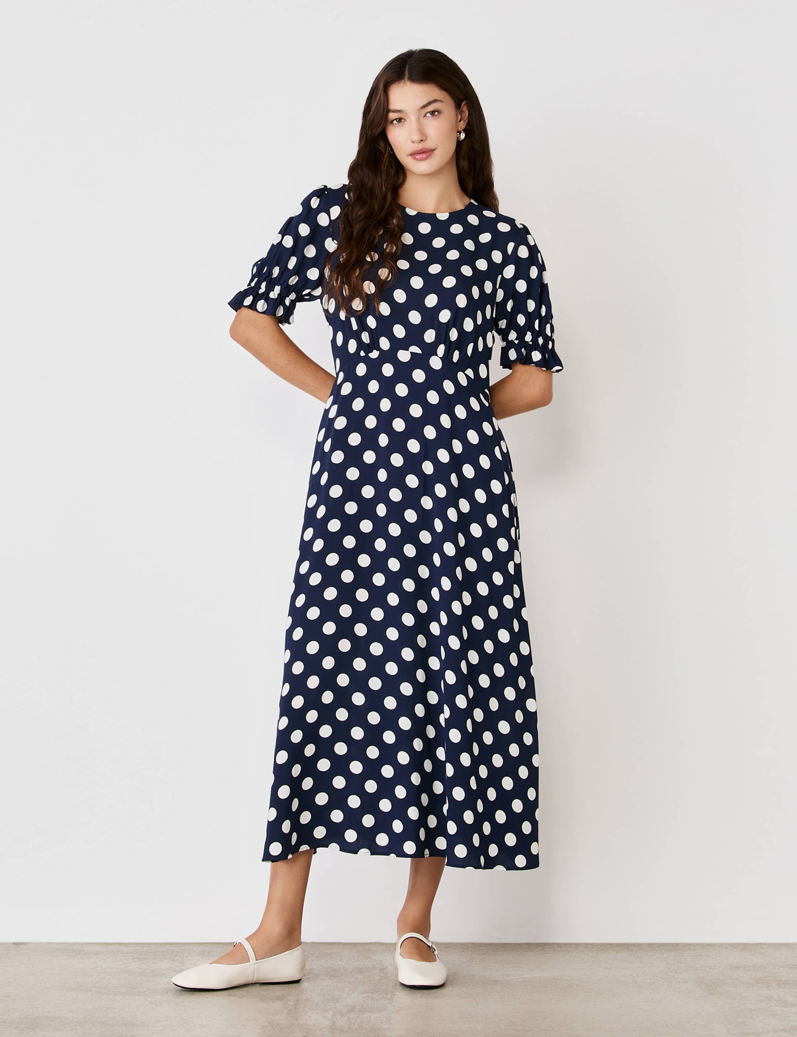 Polka Dot Midi Tea Dress 4 of 4