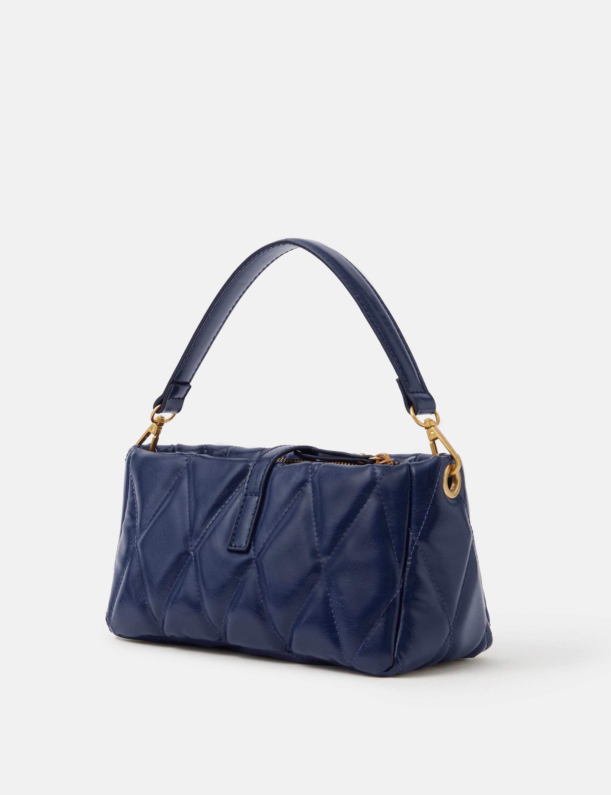 Quilted Chunky Buckle Cross Body Bag 2 of 4