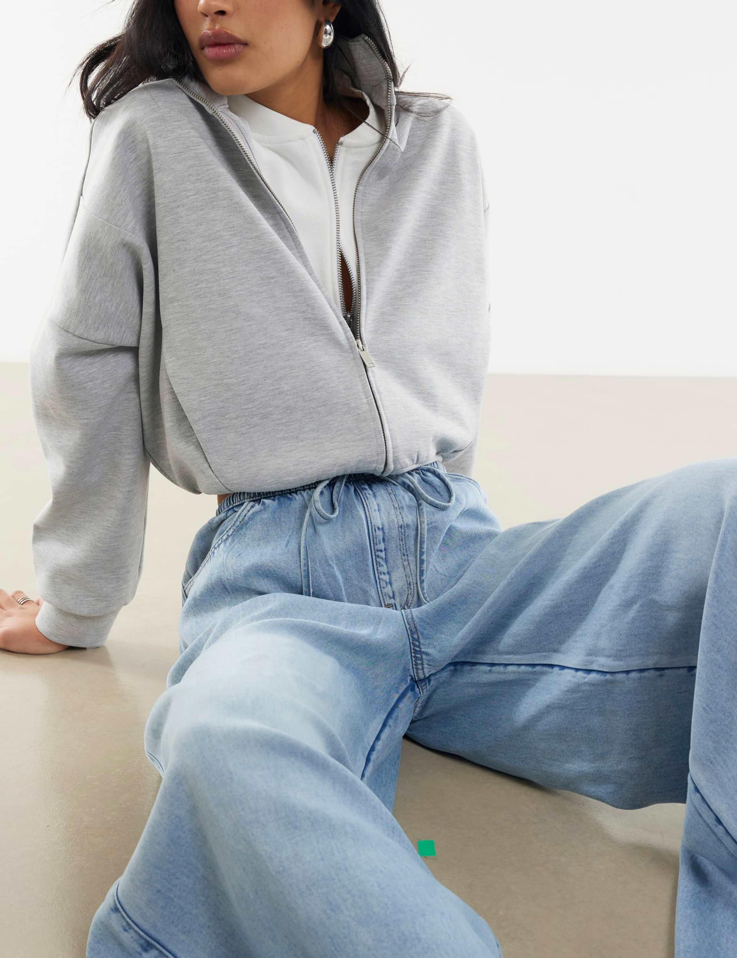 Pure Lyocell Wide Leg Jeans 2 of 4