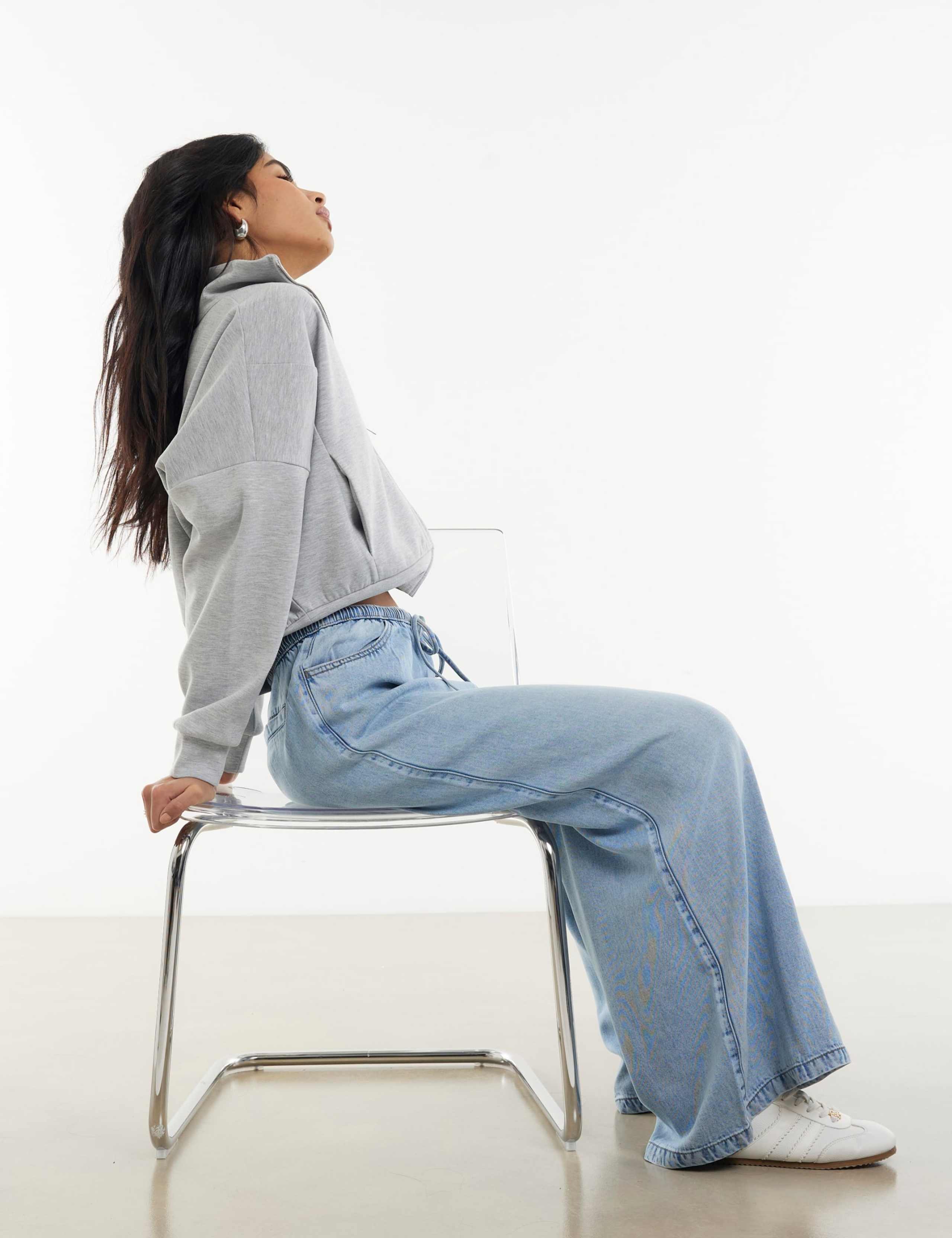 Pure Lyocell Wide Leg Jeans 4 of 4