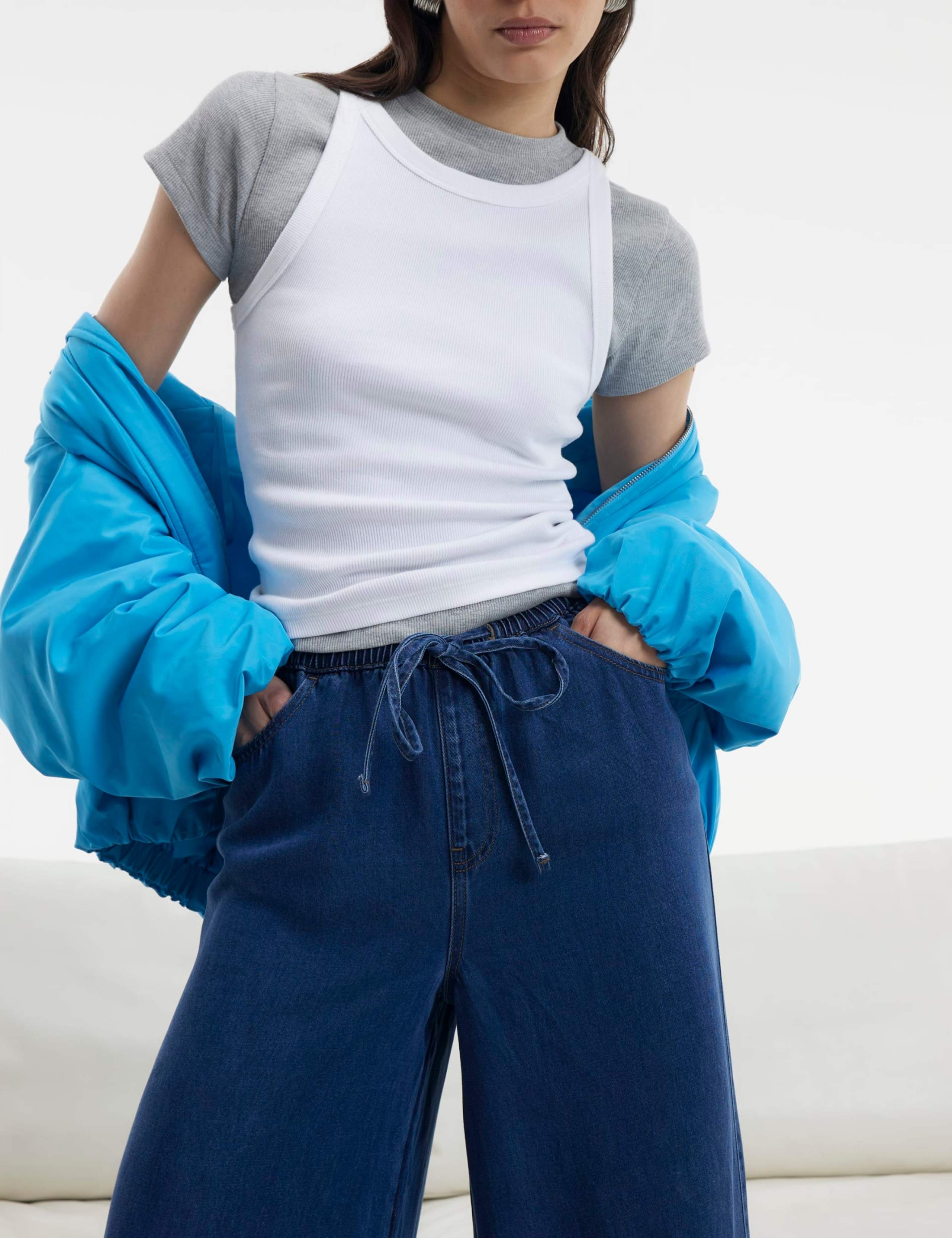 Pure Lyocell Wide Leg Jeans 4 of 4