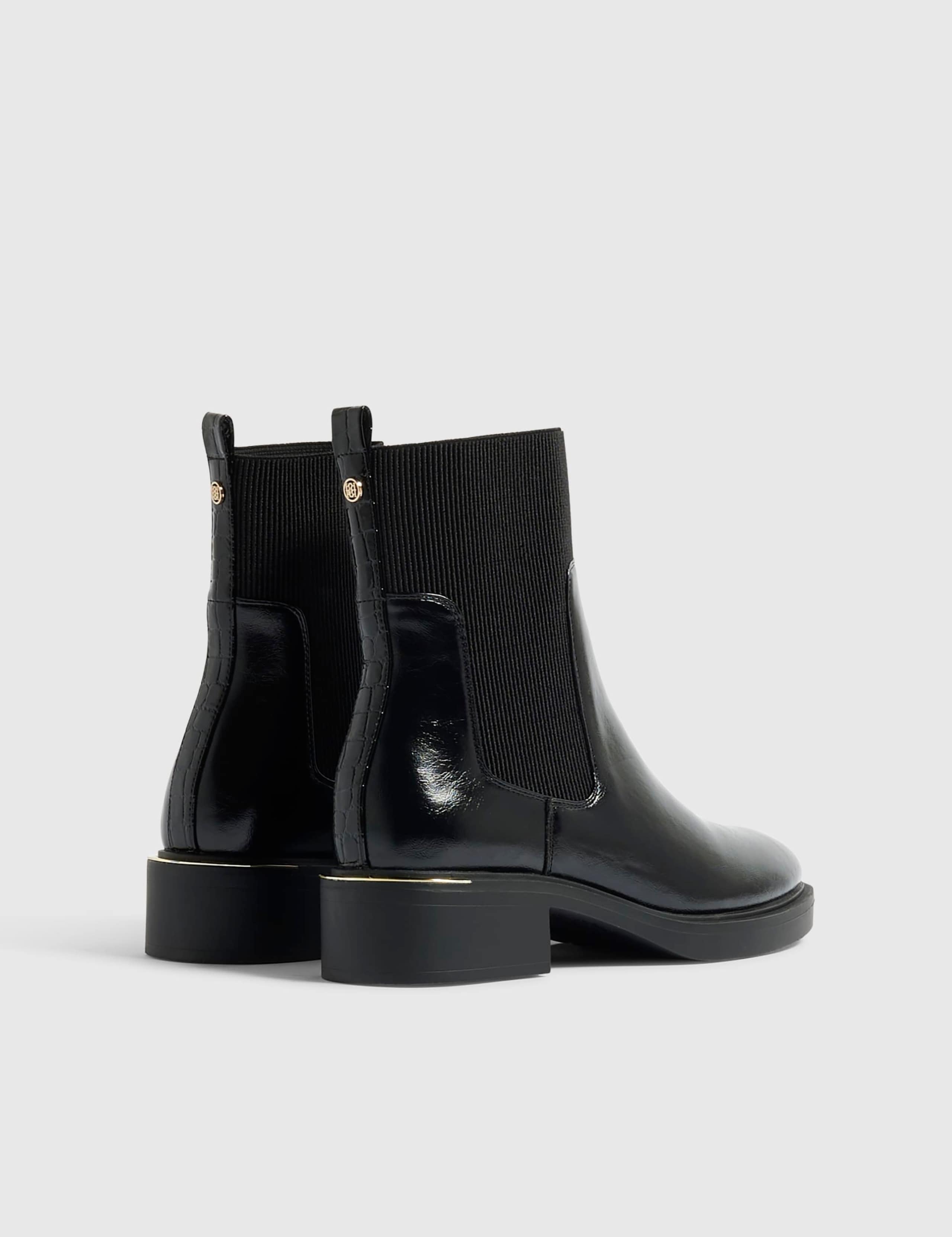 Suede Chelsea Block Heel Ankle Boots 4 of 5