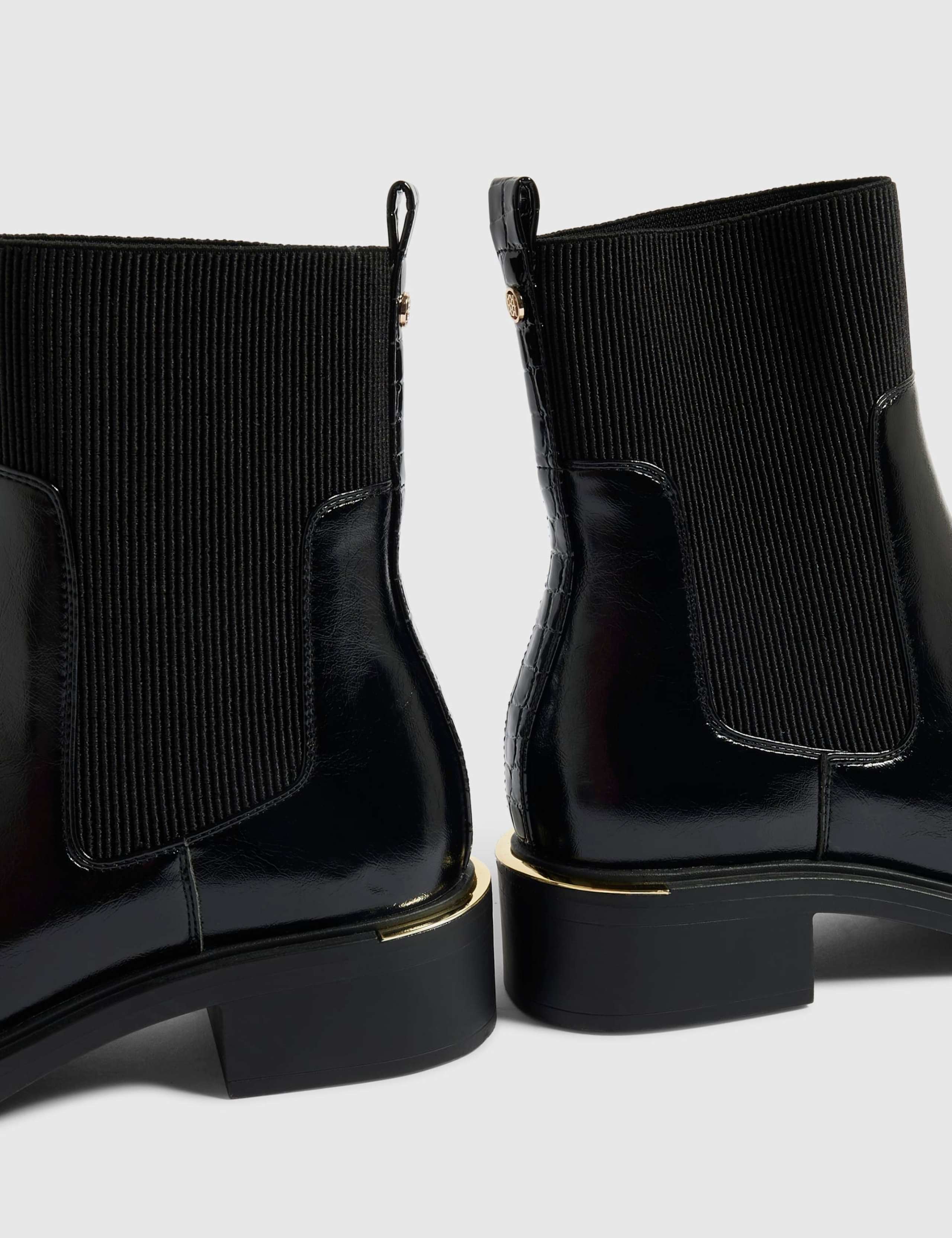 Suede Chelsea Block Heel Ankle Boots 5 of 5