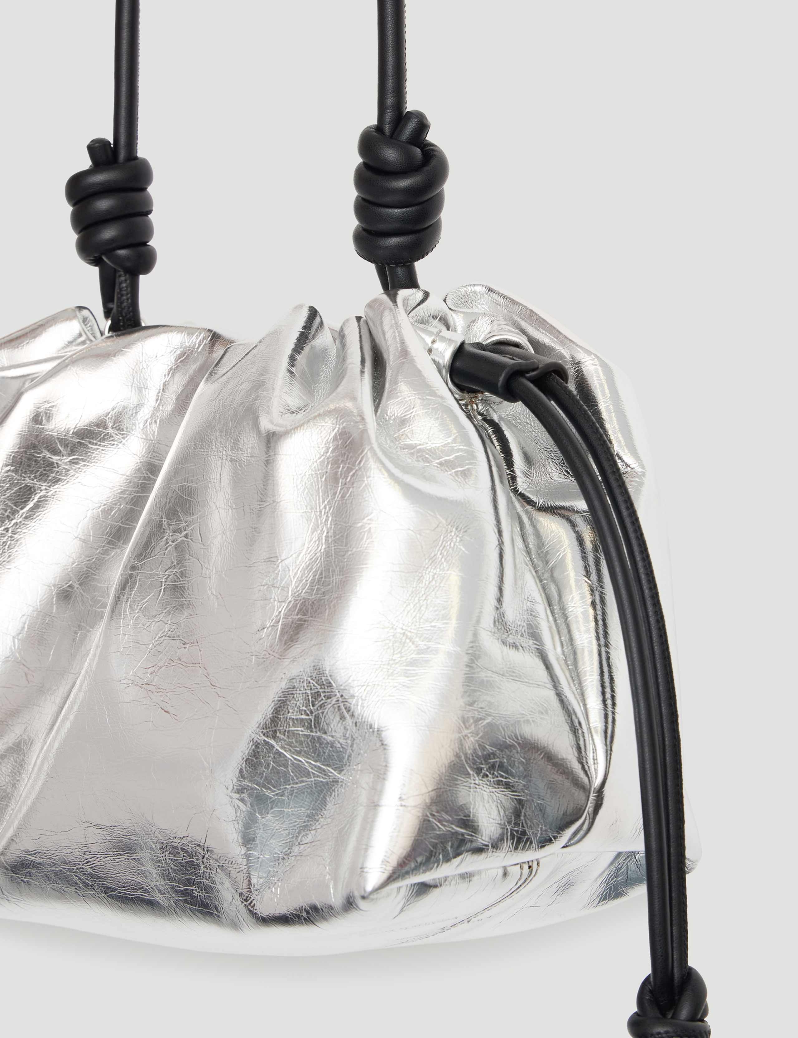 Metallic Drawstring Shoulder Bag 5 of 6