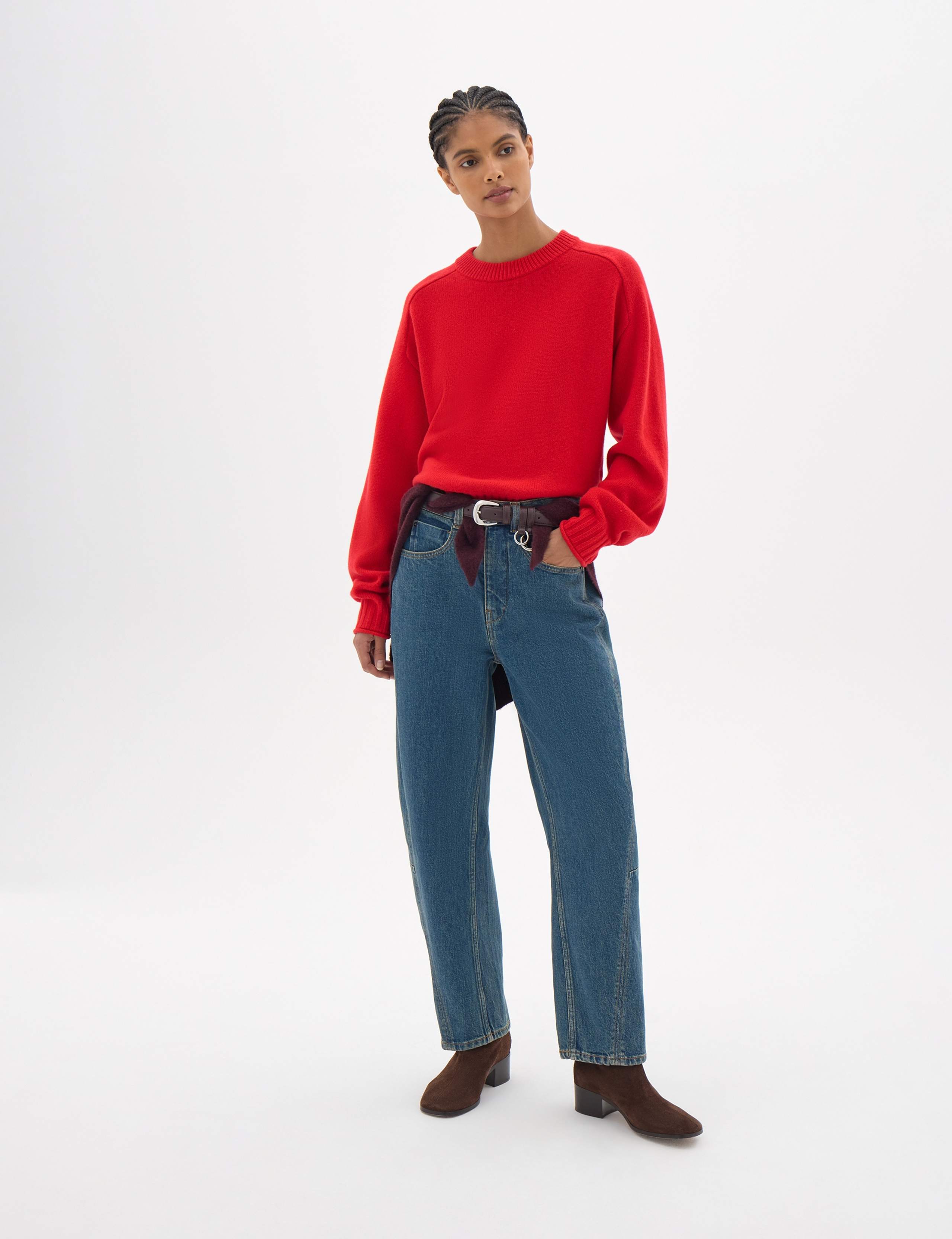Nina Pure Merino Wool Relaxed Jumper 6 of 6