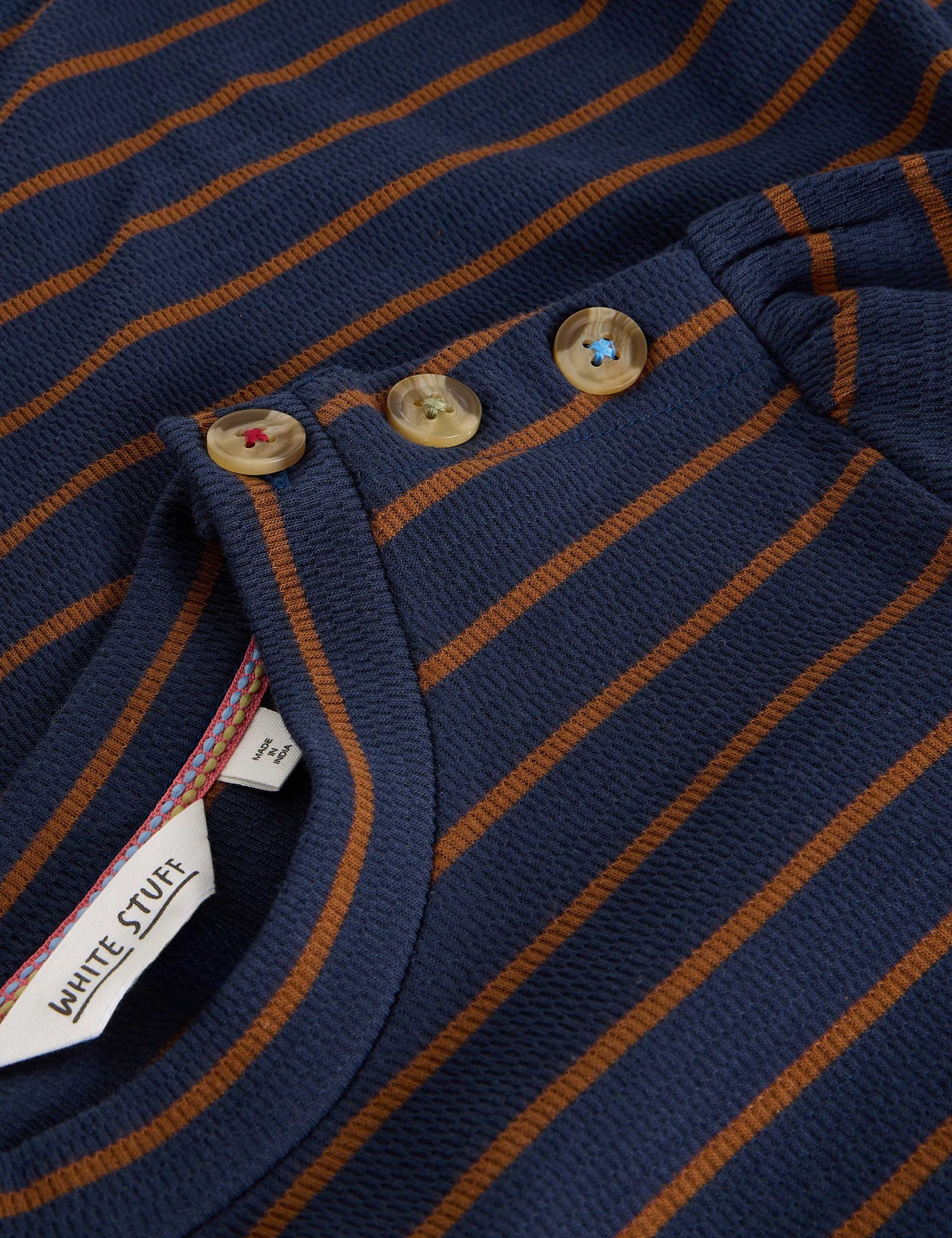 Pure Cotton Striped Jumper Dress 6 of 6