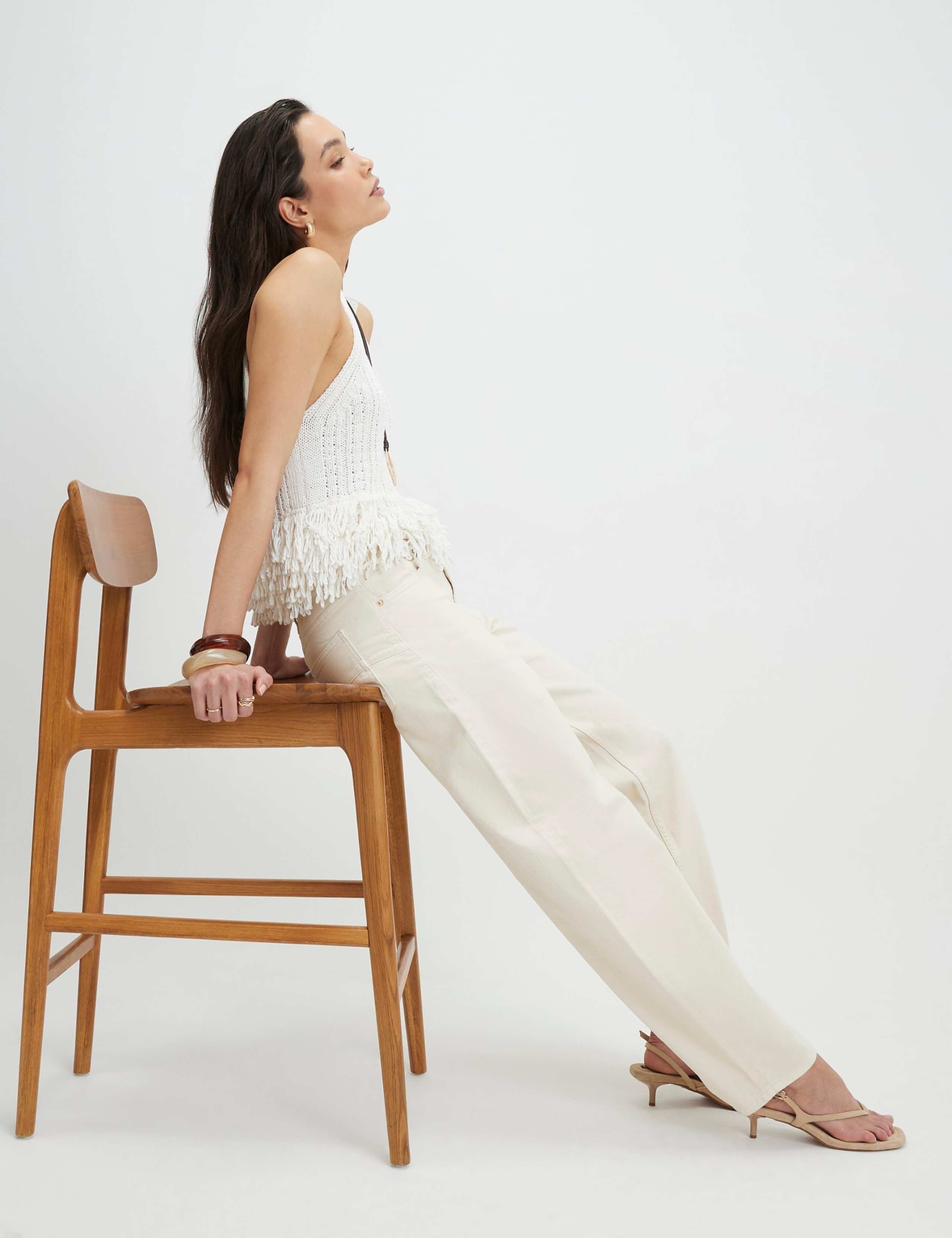 High Waisted Barrel Jeans 2 of 4