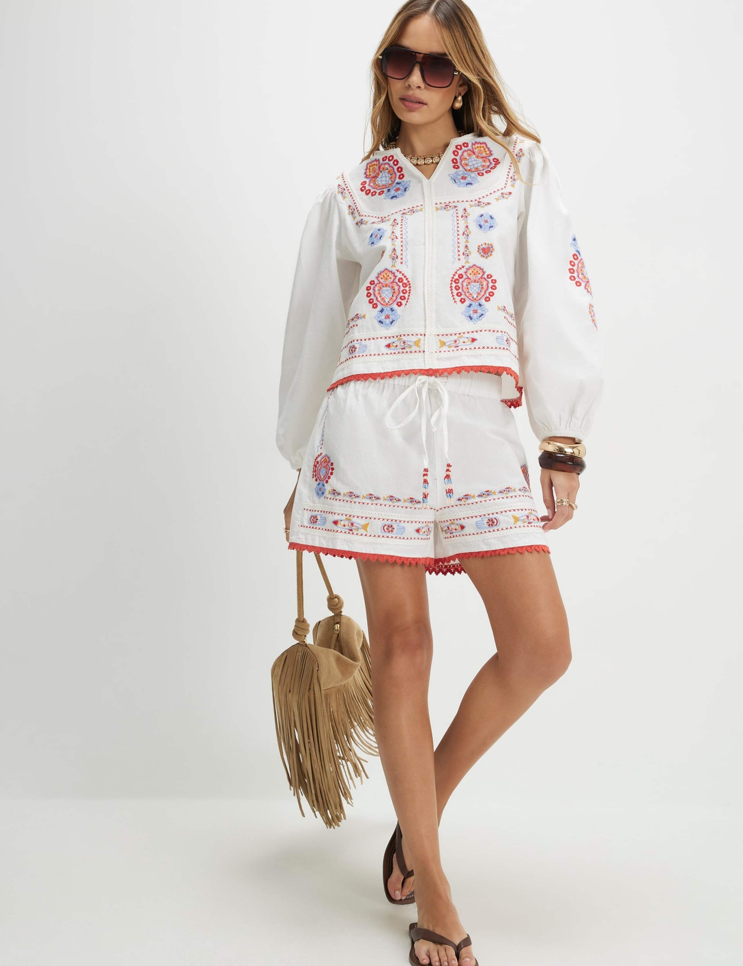 Embroidered Shorts 2 of 4