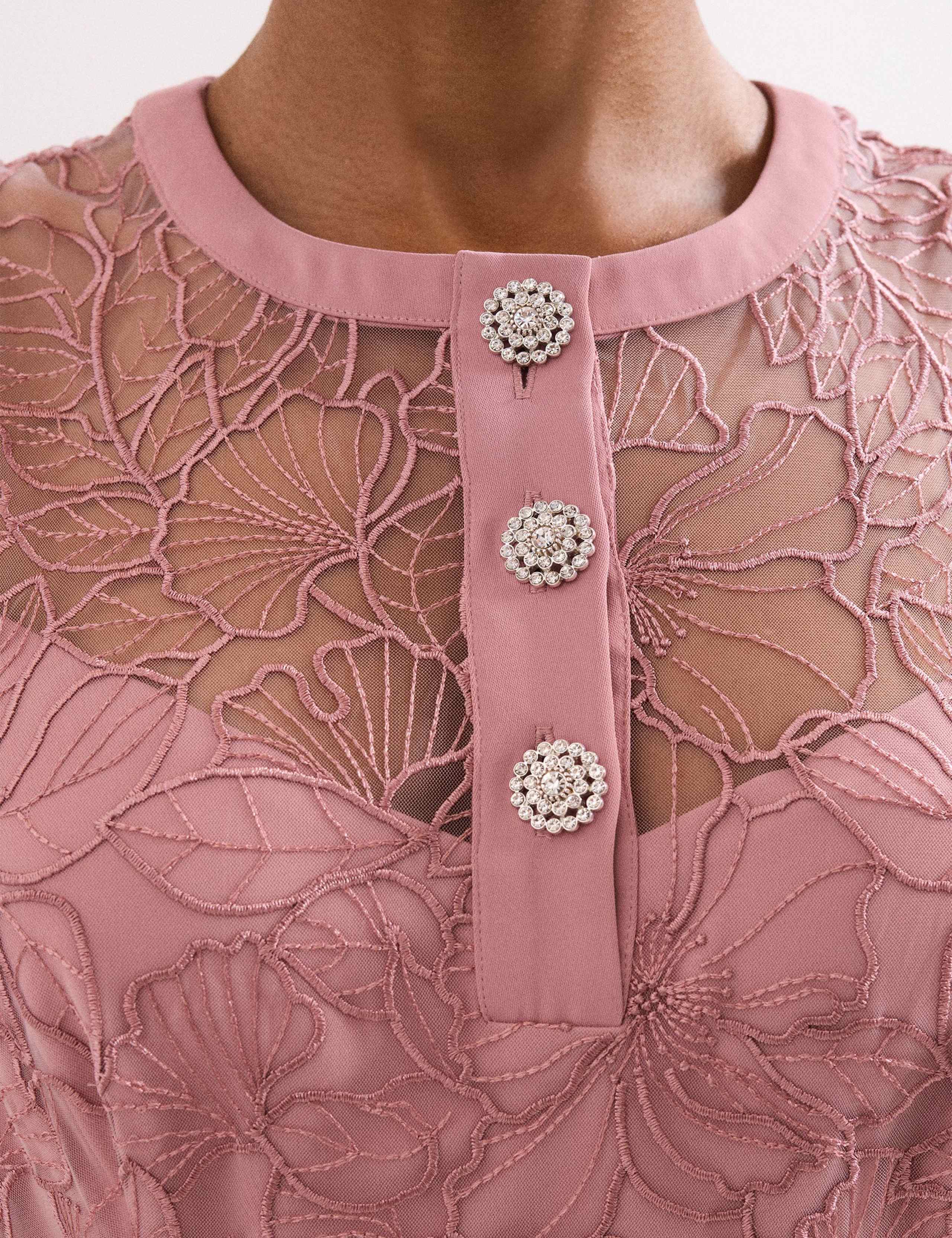 Lace Belted Wide Leg Jumpsuit 6 of 6