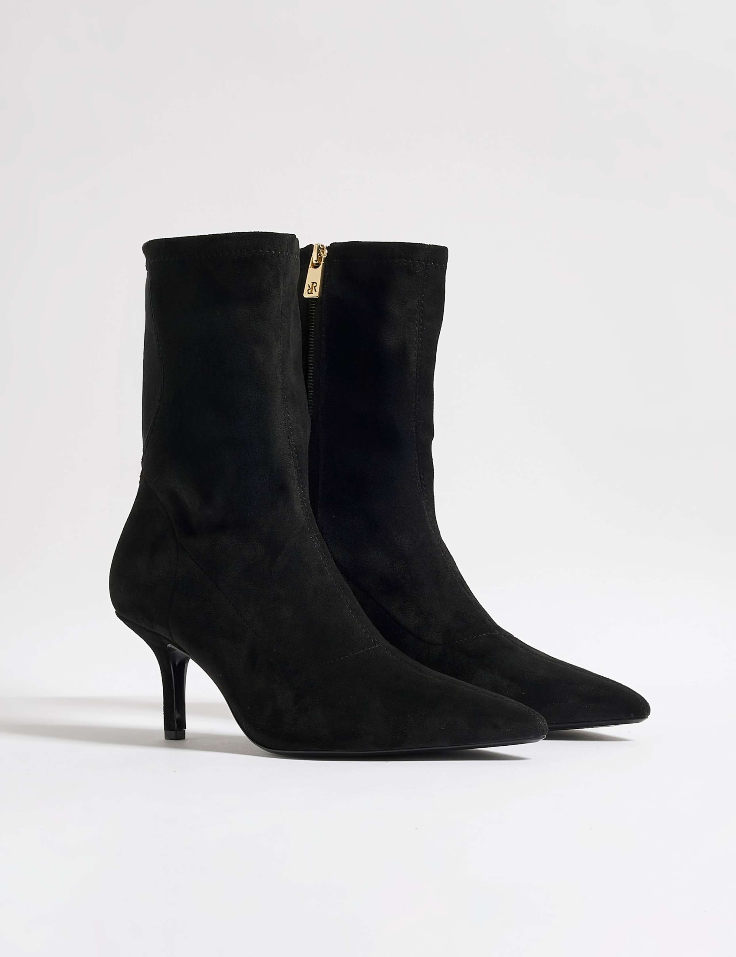Sock Style Stiletto Ankle Boots 3 of 5
