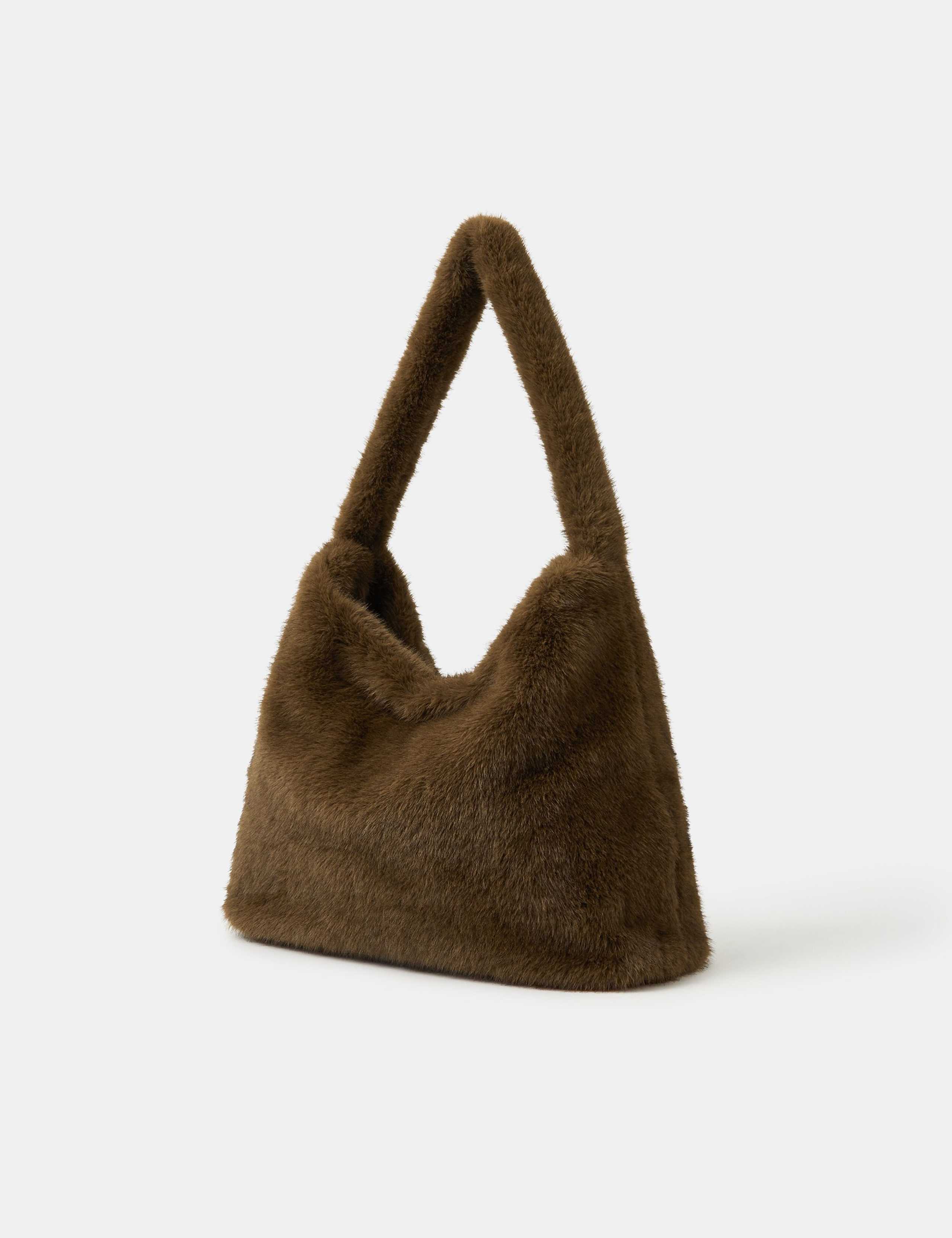 Faux Fur Shoulder Bag 2 of 4