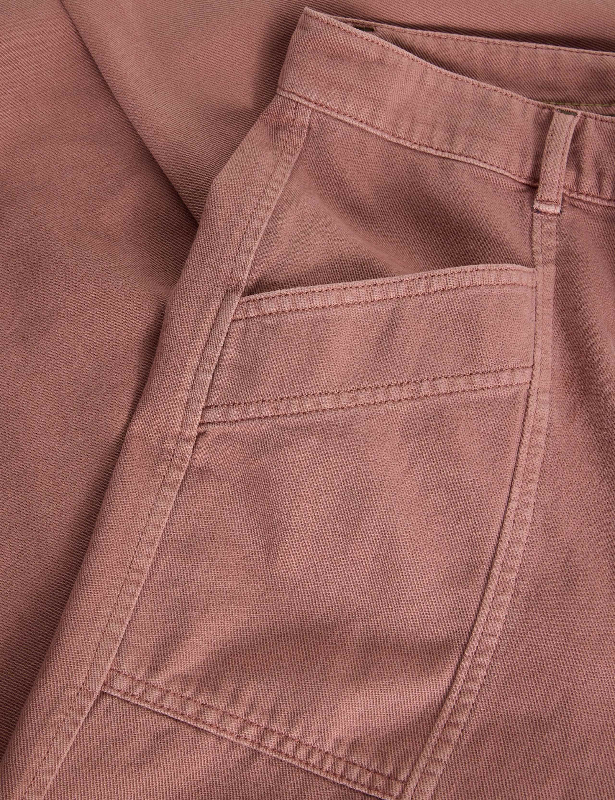 Pure Cotton Barrel Leg Trousers 6 of 6