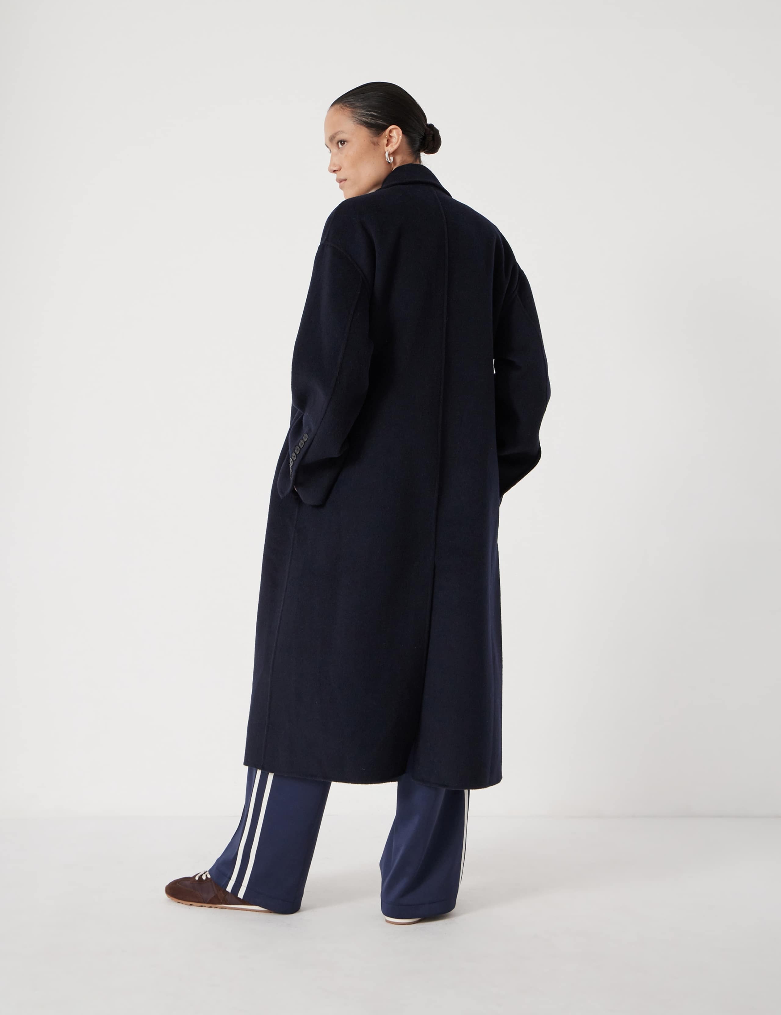 Pure Wool Collared Overcoat 4 of 7