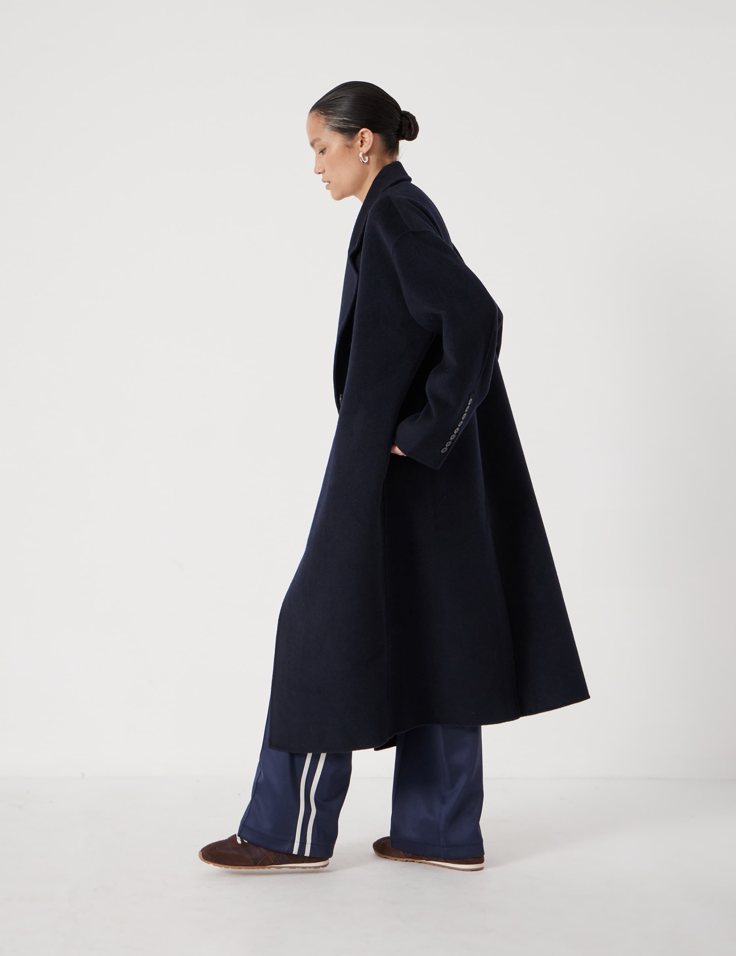 Pure Wool Collared Overcoat 6 of 7