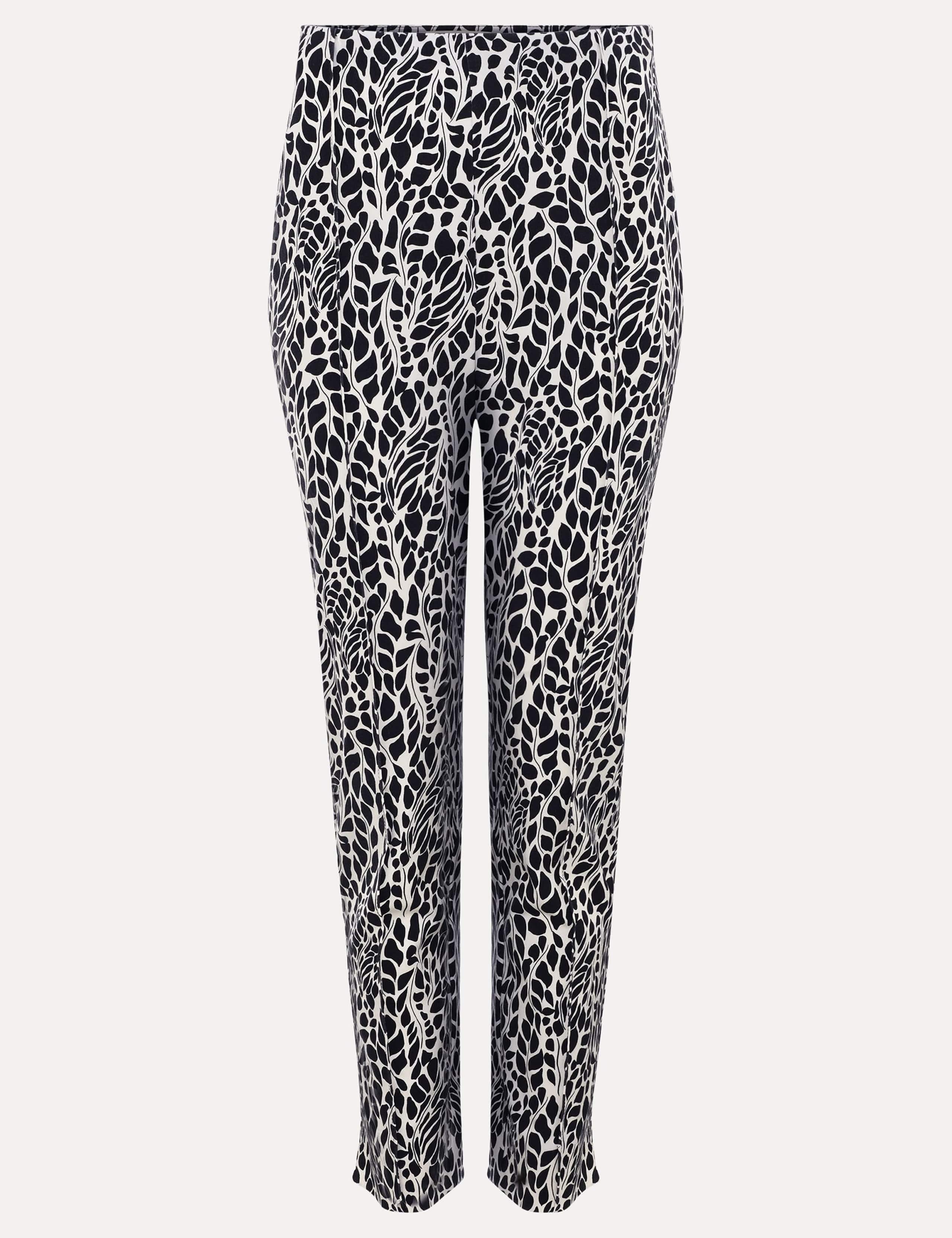 Printed Slim Fit Cropped Trousers 2 of 6