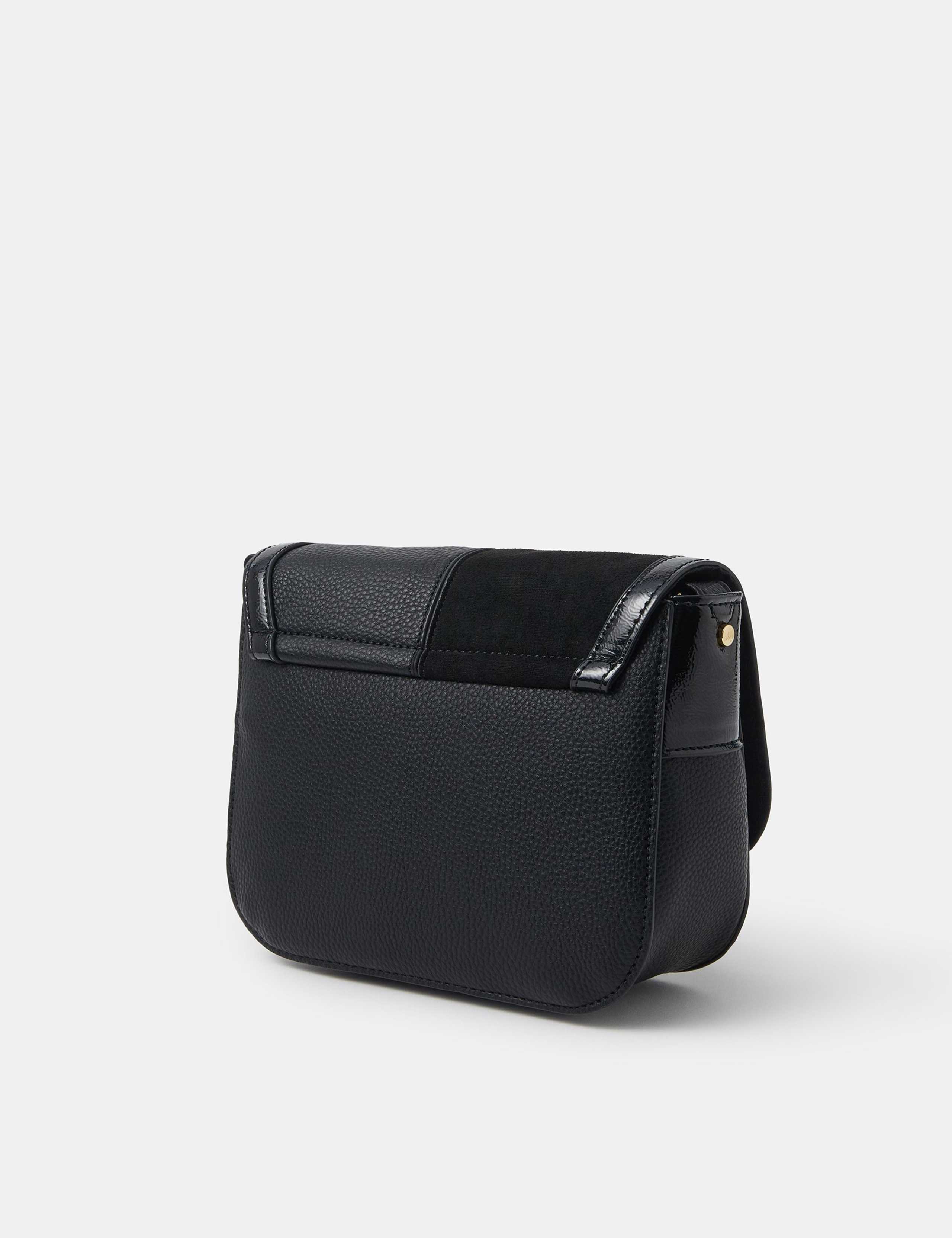 Faux Leather Heart Detail Cross-Body Bag 2 of 4